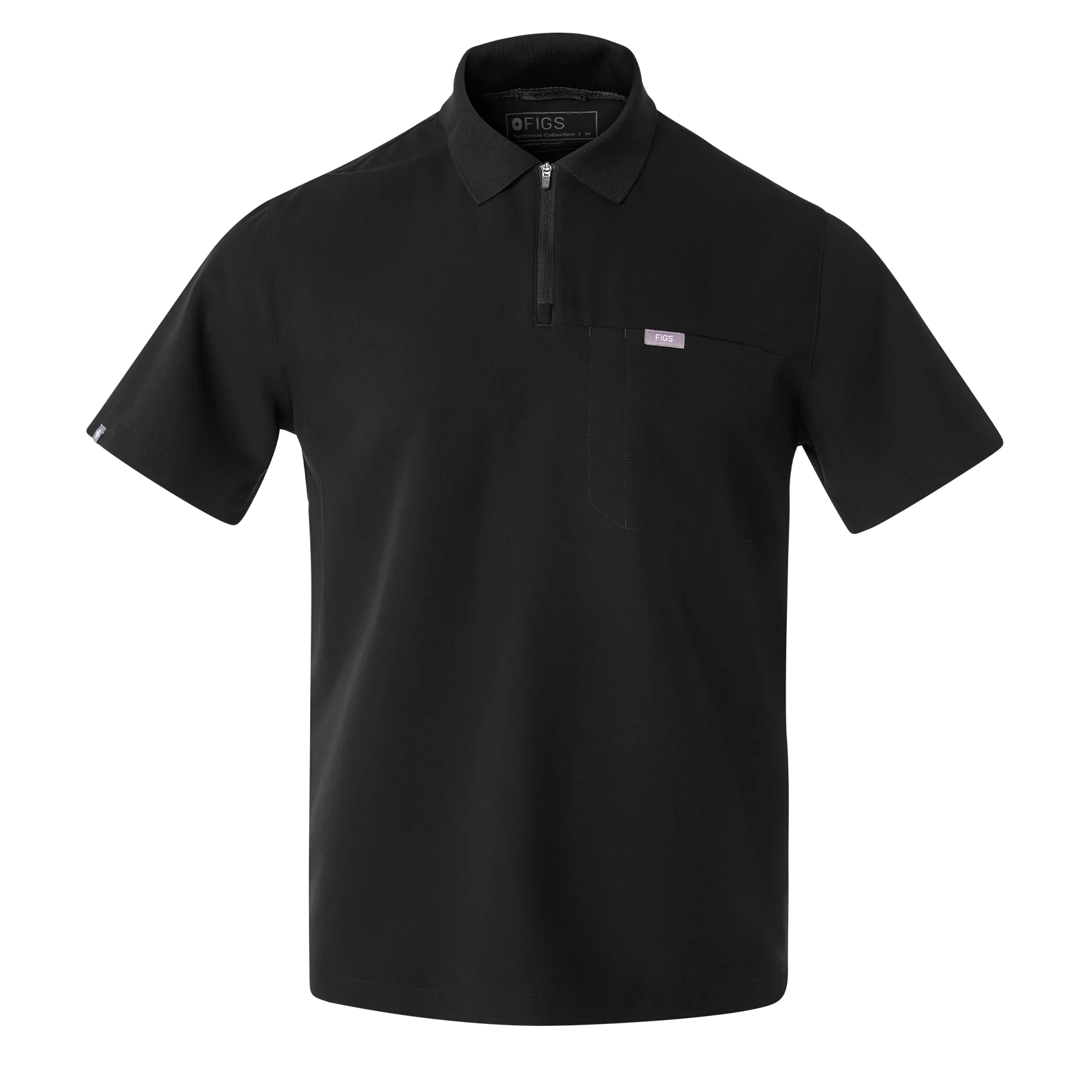 men's Black Jasper Polo - Scrub Top - Image 10