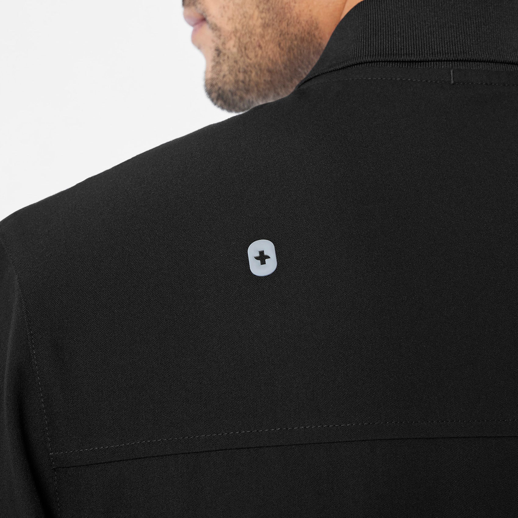 men's Black Jasper Polo - Scrub Top - Image 7