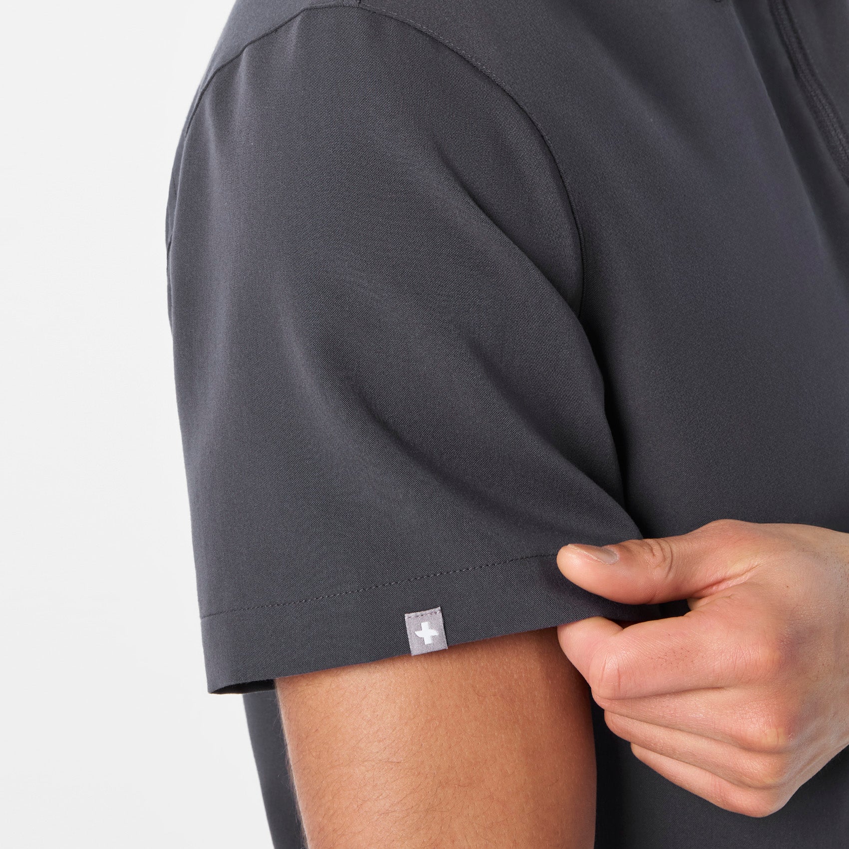 men's Charcoal Jasper Polo - Scrub Top - Image 10