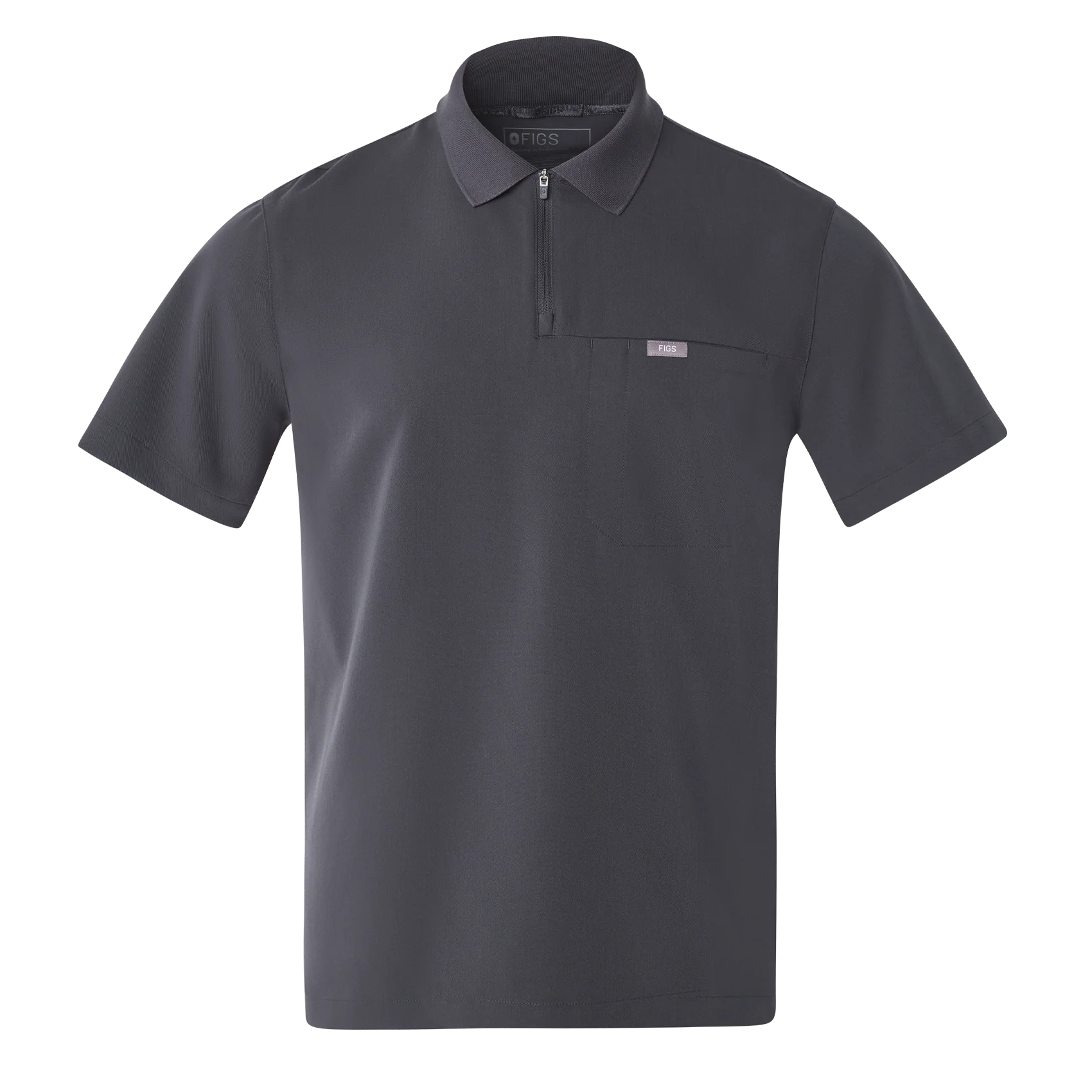 men's Charcoal Jasper Polo - Scrub Top - Image 11