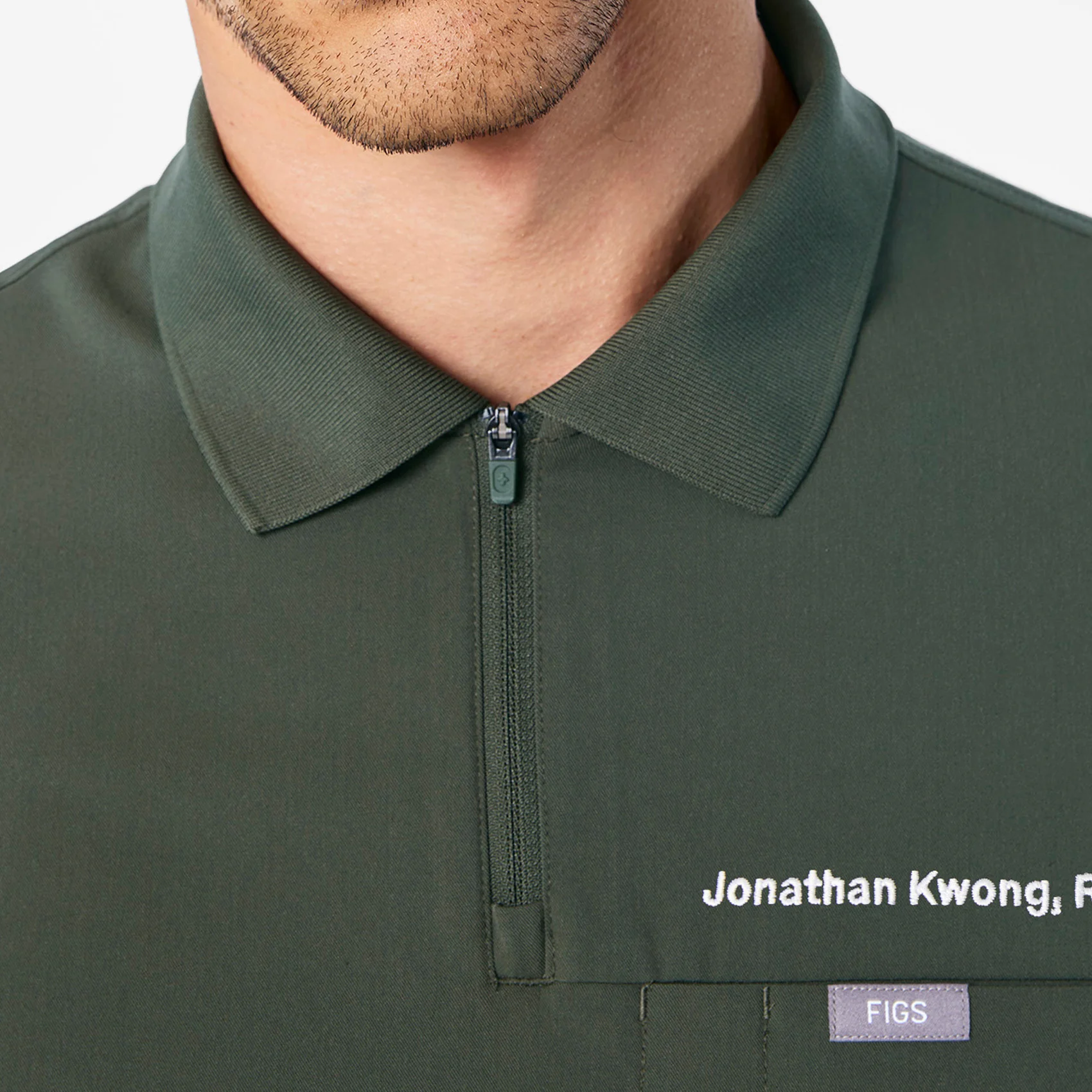 men's Moss Jasper Polo - Scrub Top - Image 6
