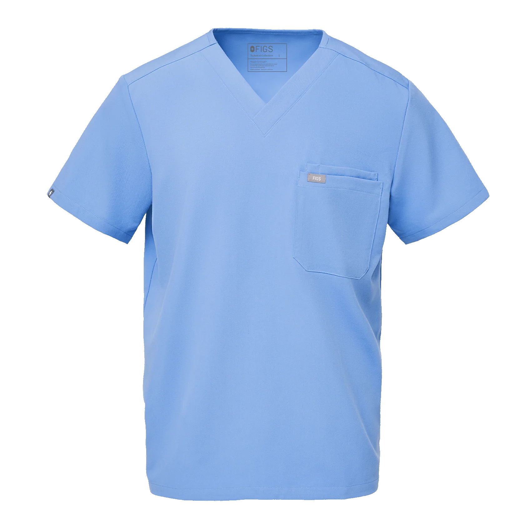 Men's Ceil Blue Leon™ - Three-Pocket Scrub Top - Image 9
