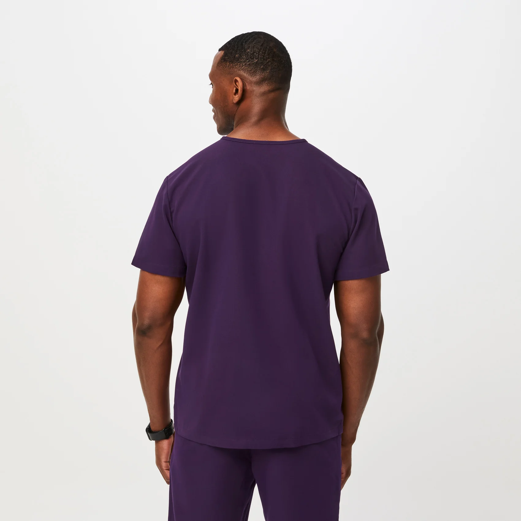men's Purple Jam Leon™- Three-Pocket Scrub Top (3XL - 6XL) - Image 4