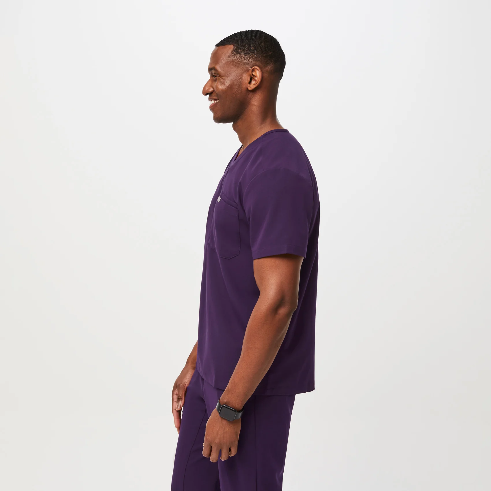 men's Purple Jam Leon™ - Three-Pocket Scrub Top - Image 3