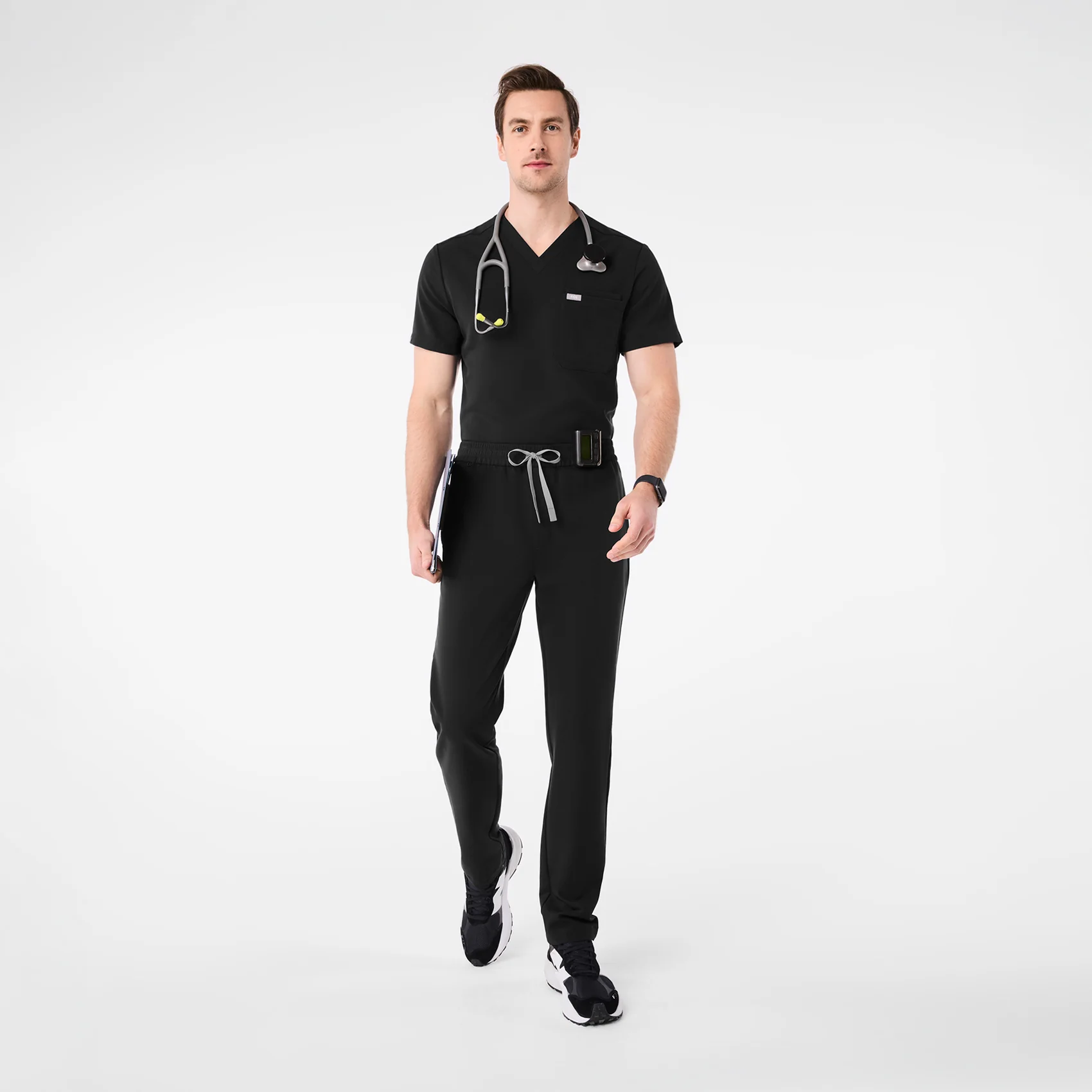 men's Black Lloyd Slim Tapered - Scrub Pant - Image 2