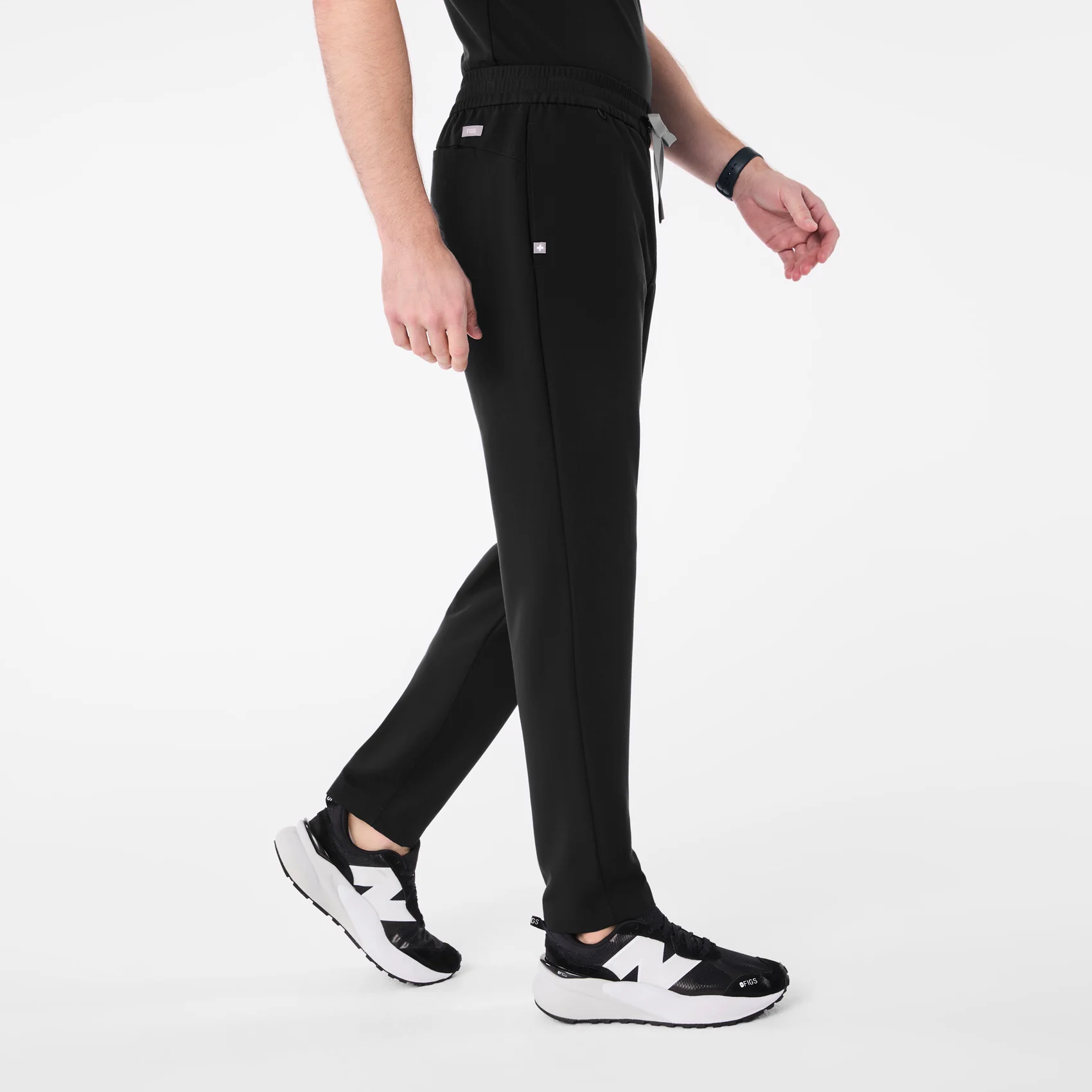 men's Black Lloyd Slim Tapered - Scrub Pant - Image 3