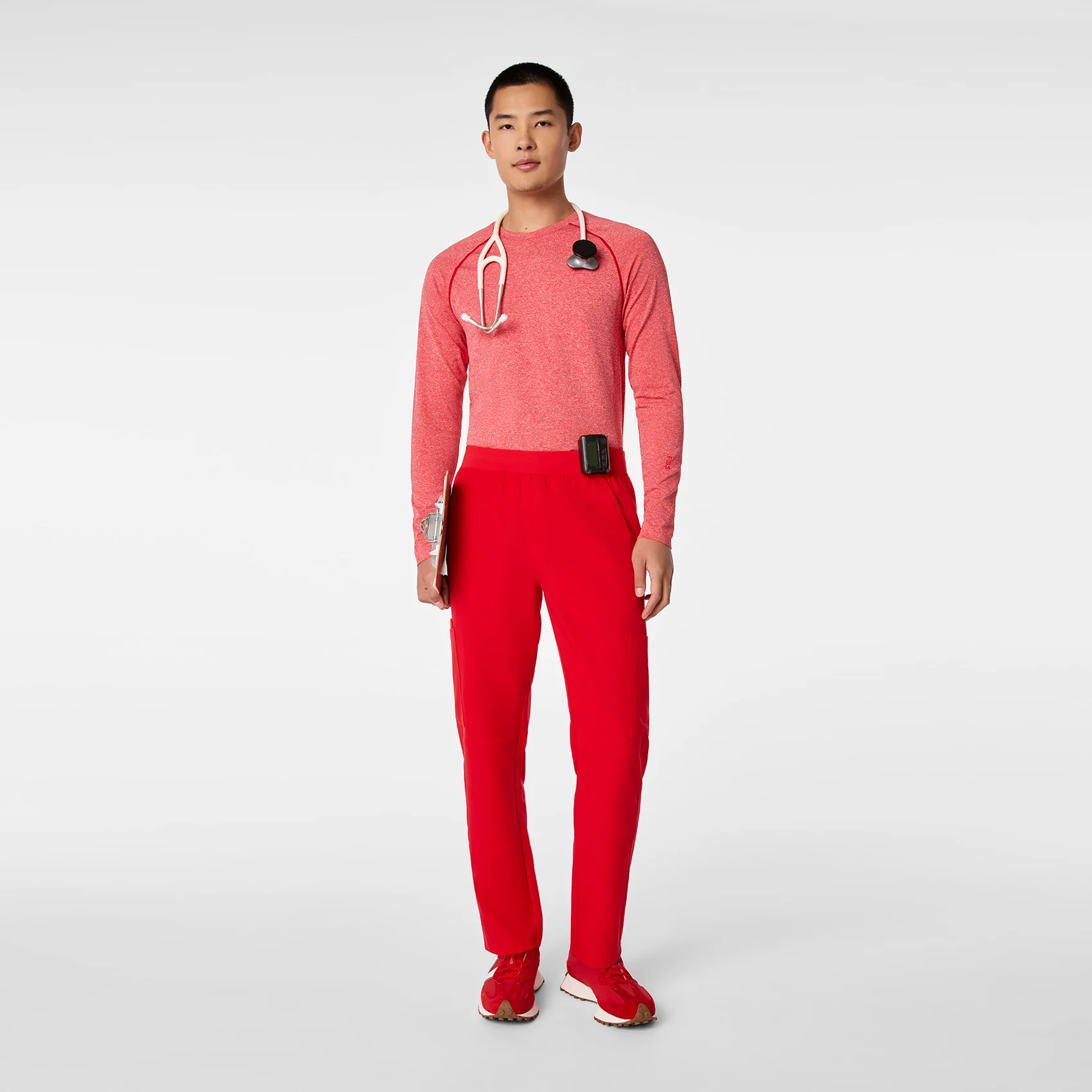 men's Lunar New Year Pop Red  Axim - Short Cargo Scrub Pant™ - Image 2