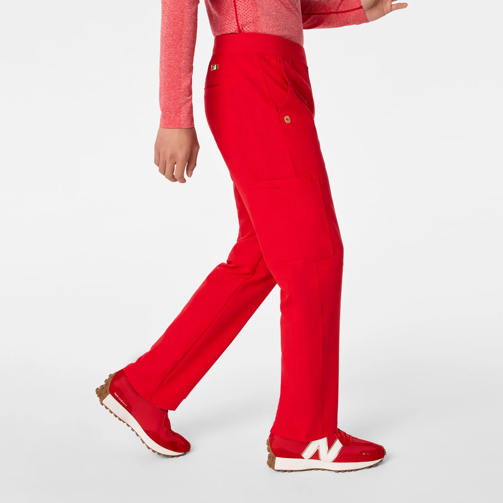 men's Lunar New Year Pop Red  Axim - Short Cargo Scrub Pant™ - Image 3