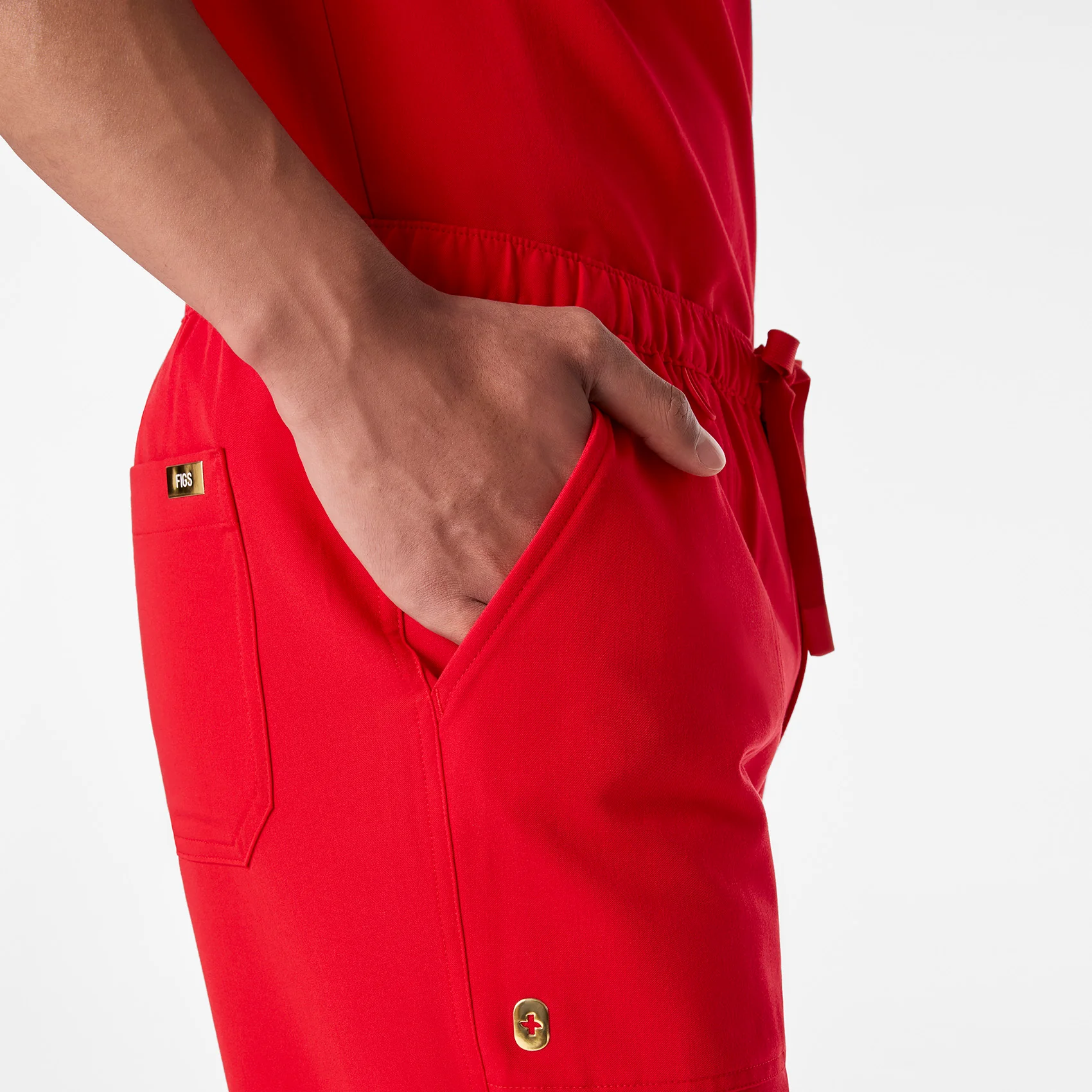men's Lunar New Year Pop Red Cairo - Tall Cargo Scrub Pant™ - Image 7