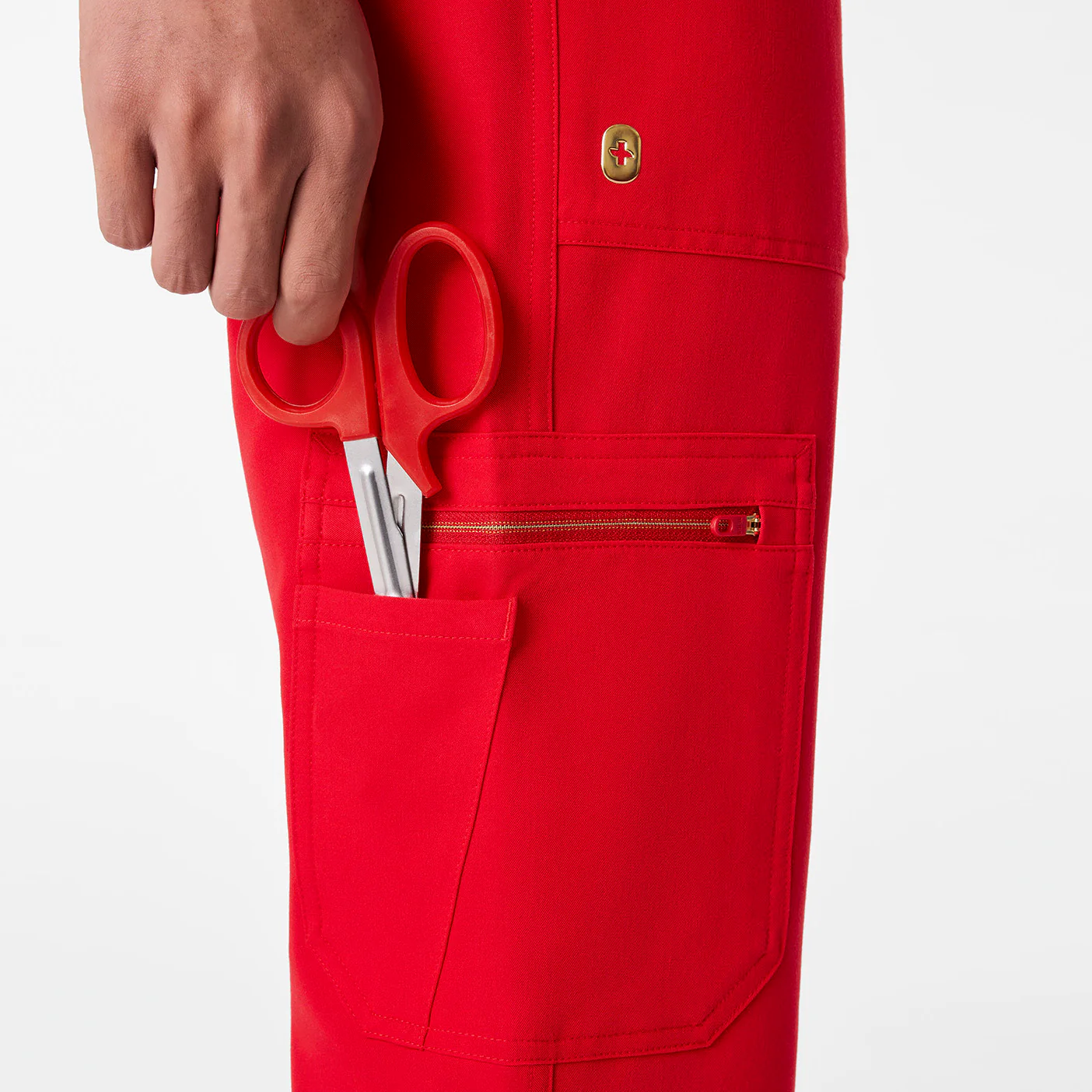 men's Lunar New Year Pop Red Cairo - Tall Cargo Scrub Pant™ - Image 8