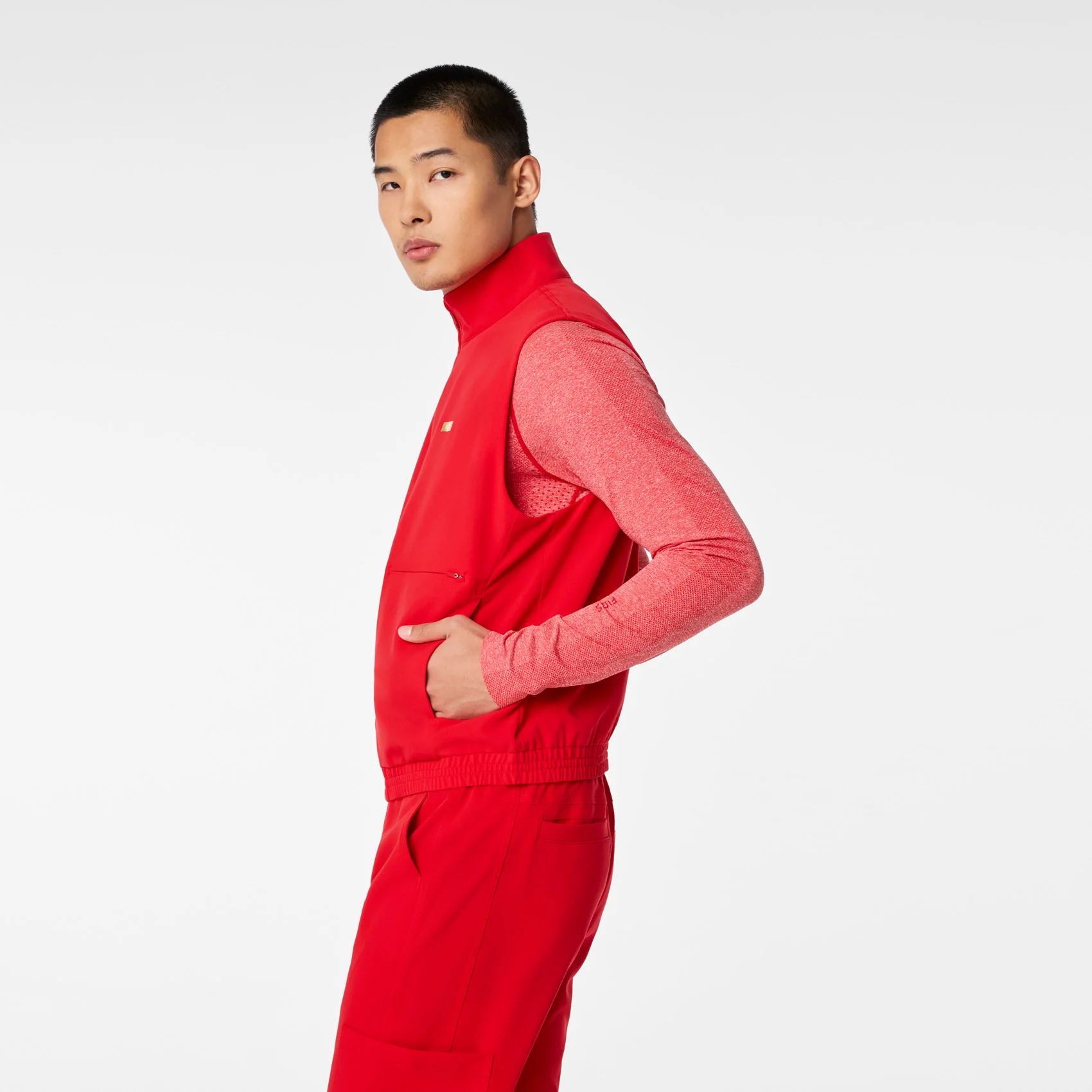 men's Lunar New Year Pop Red Cobaki Vest - Image 4