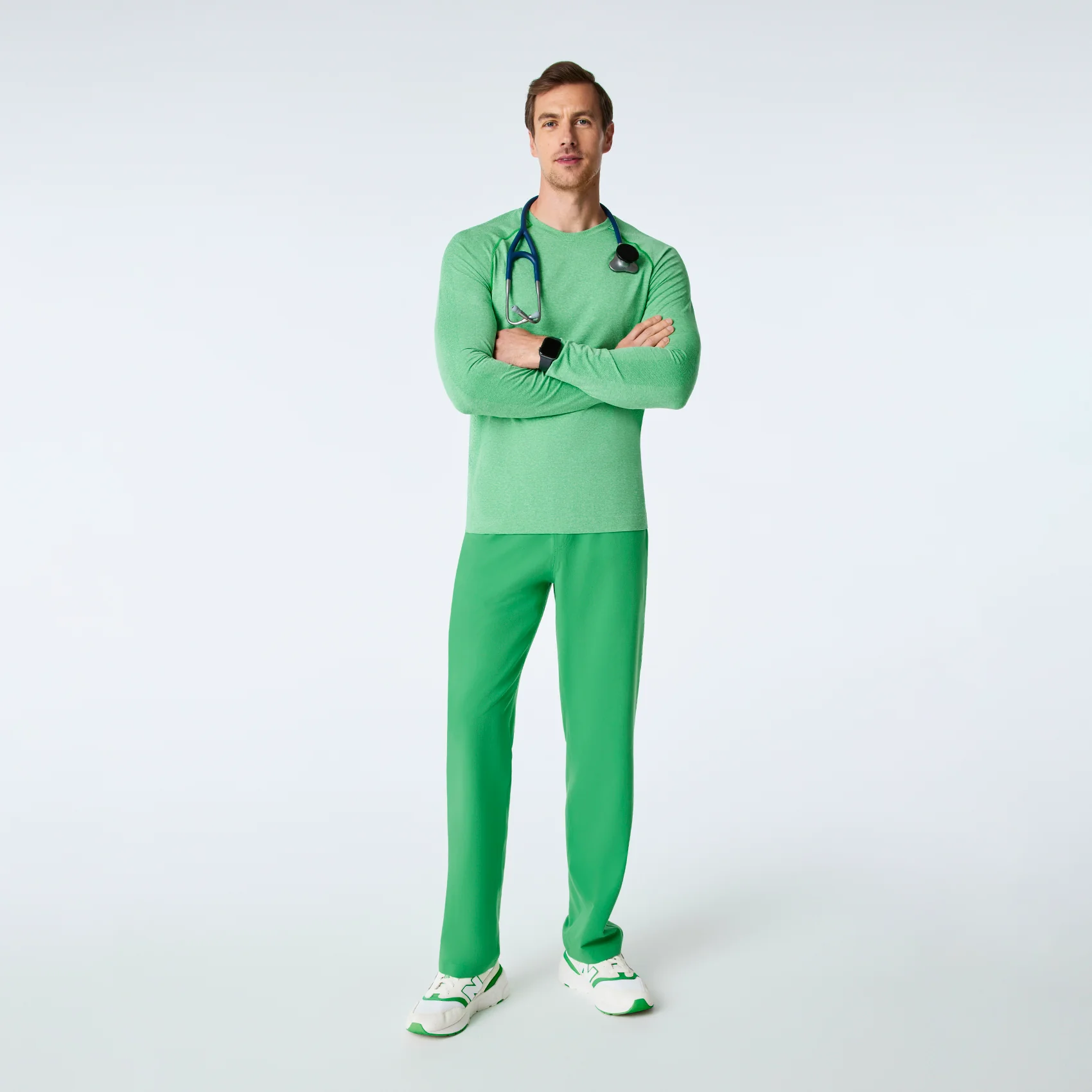 men's Emerald Makato Seamless - Longsleeve Underscrub - Image 2