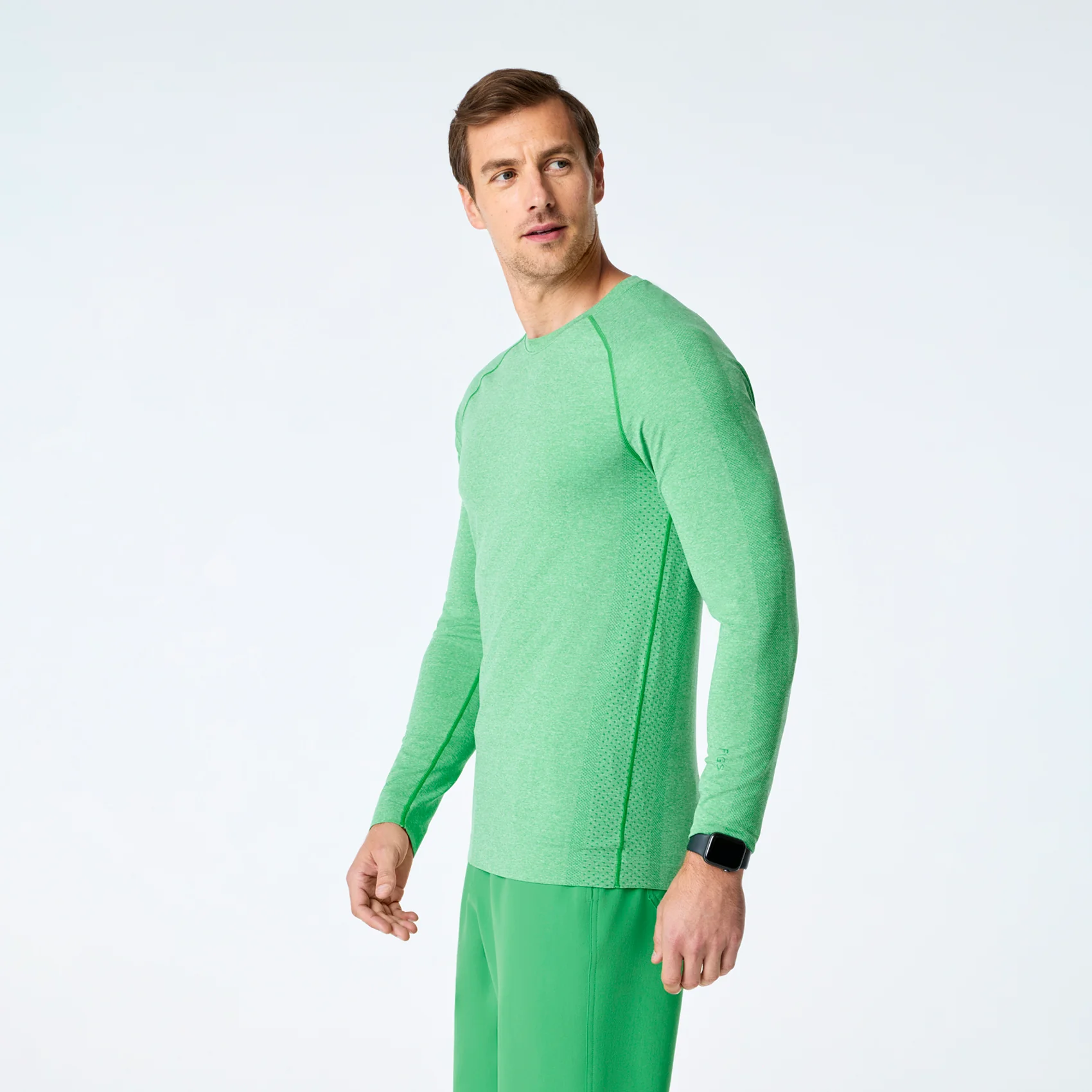 men's Emerald Makato Seamless - Longsleeve Underscrub - Image 3