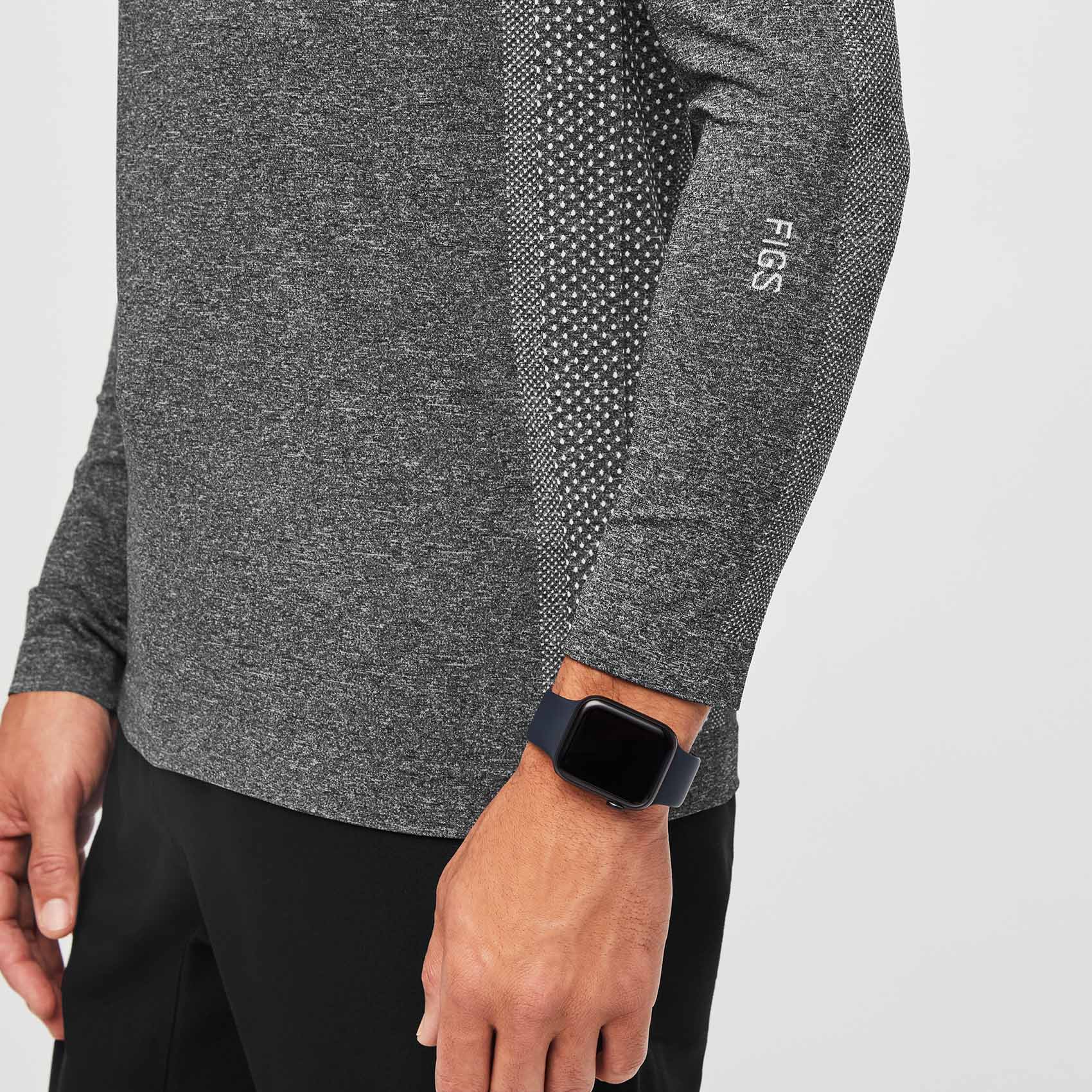 men's Graphite Makato Seamless - Longsleeve Underscrub (3XL-6XL) - Image 6