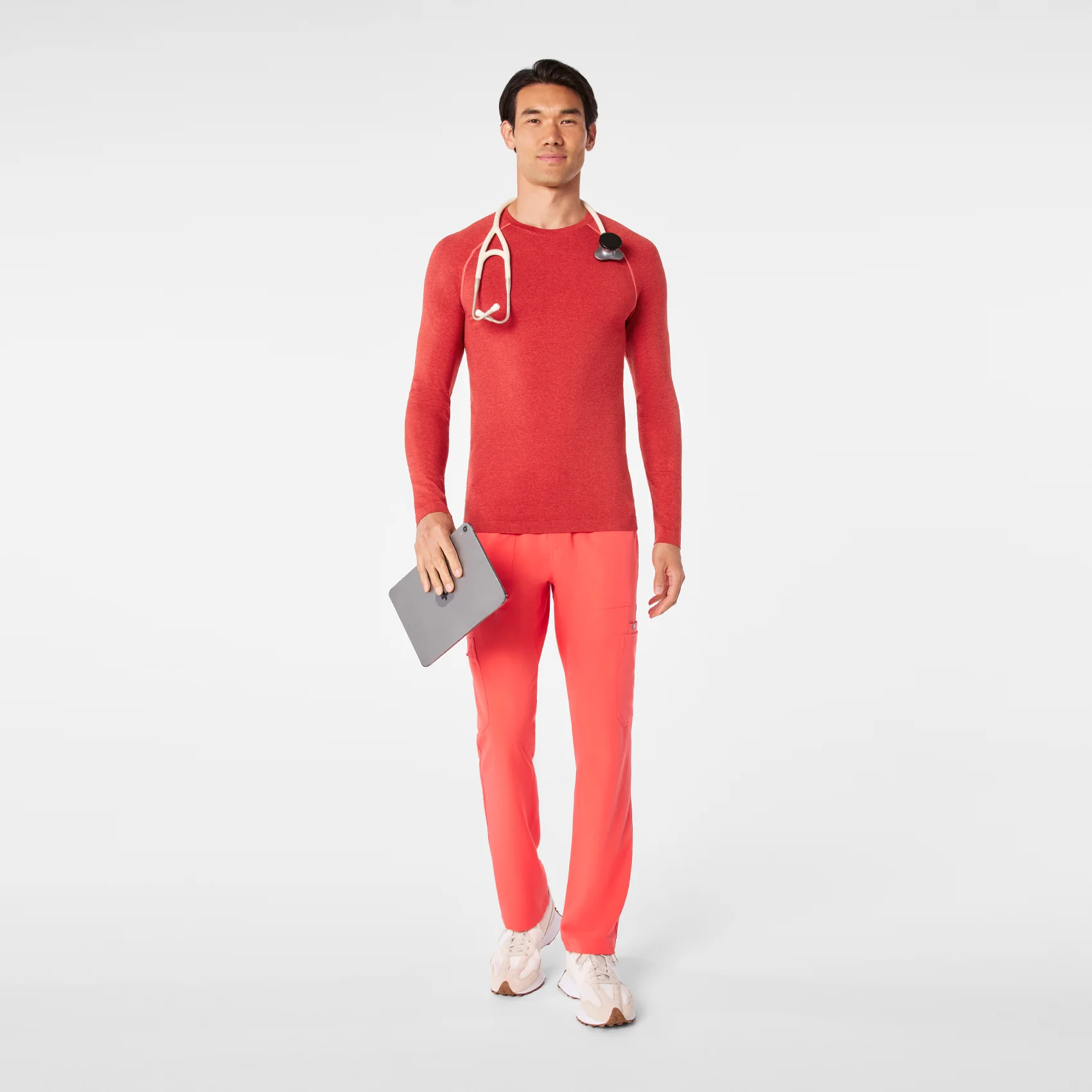 men's Dark Fireside Makato Seamless - Longsleeve Underscrub - Image 2