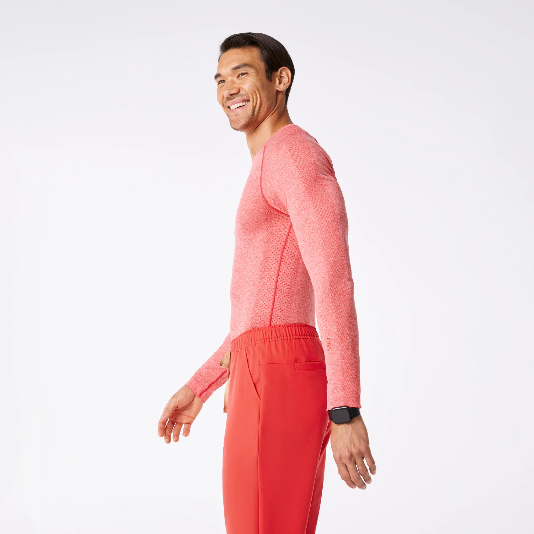 men's Hibiscus Makato Seamless - Longsleeve Underscrub - Image 3