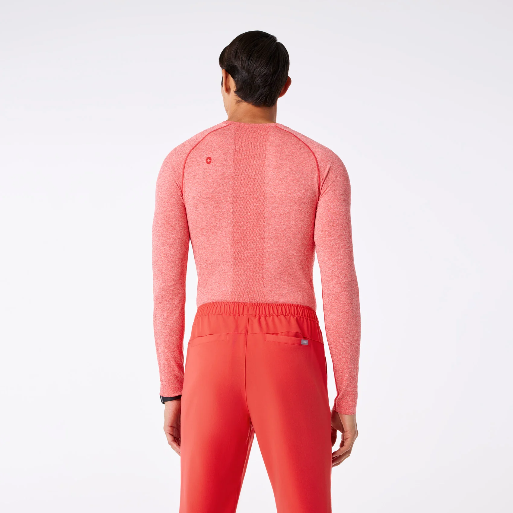 men's Hibiscus Makato Seamless - Longsleeve Underscrub - Image 4