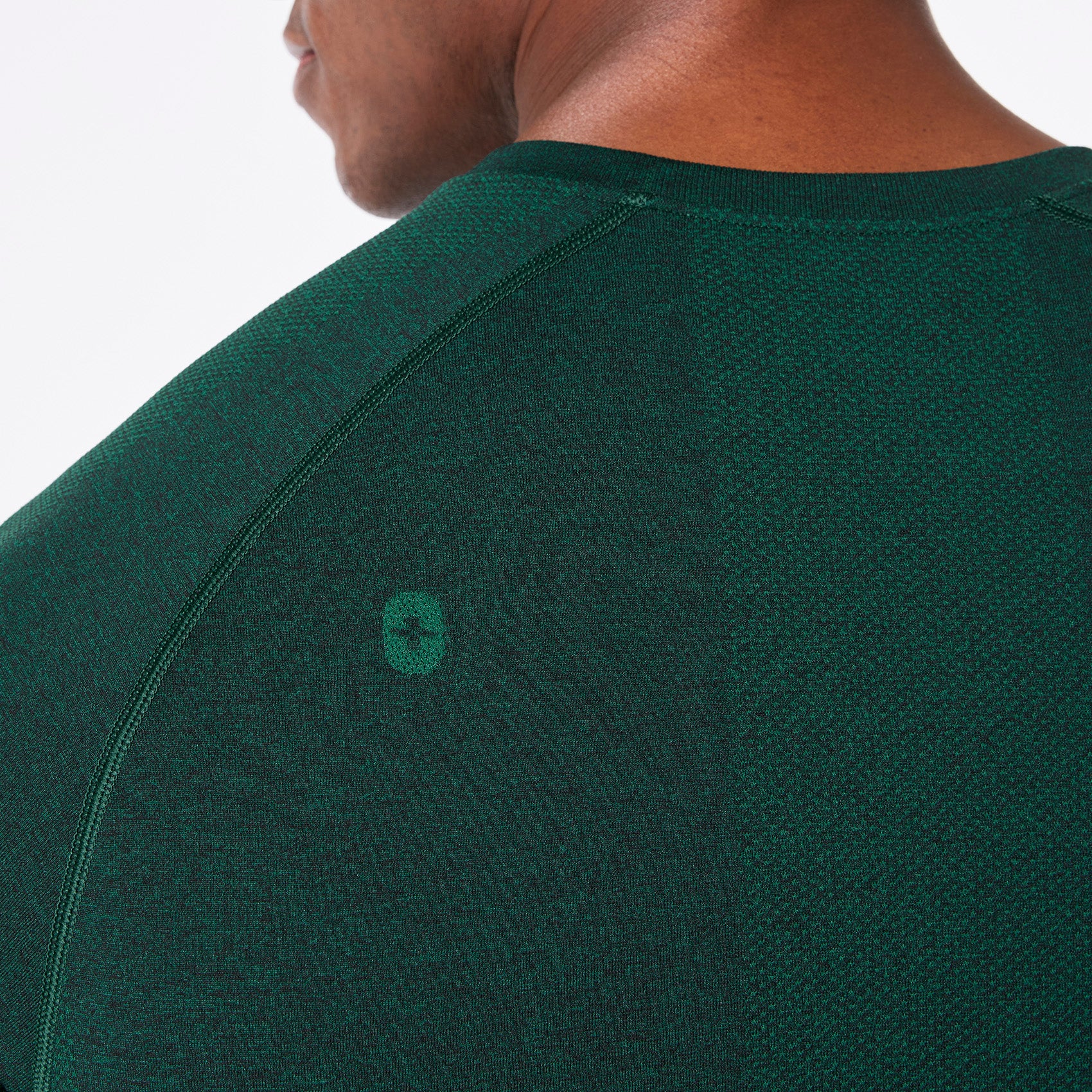 men's Hunter Green Makato Seamless - Longsleeve Underscrub - Image 5