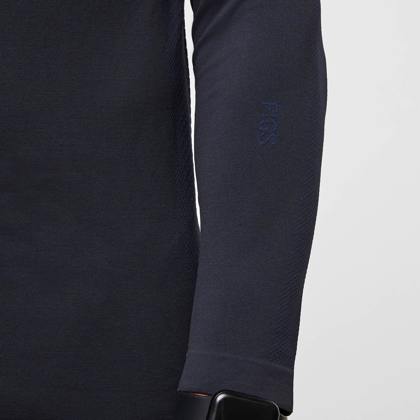 men's Navy Makato Seamless - Longsleeve Underscrub (3XL-6XL) - Image 5