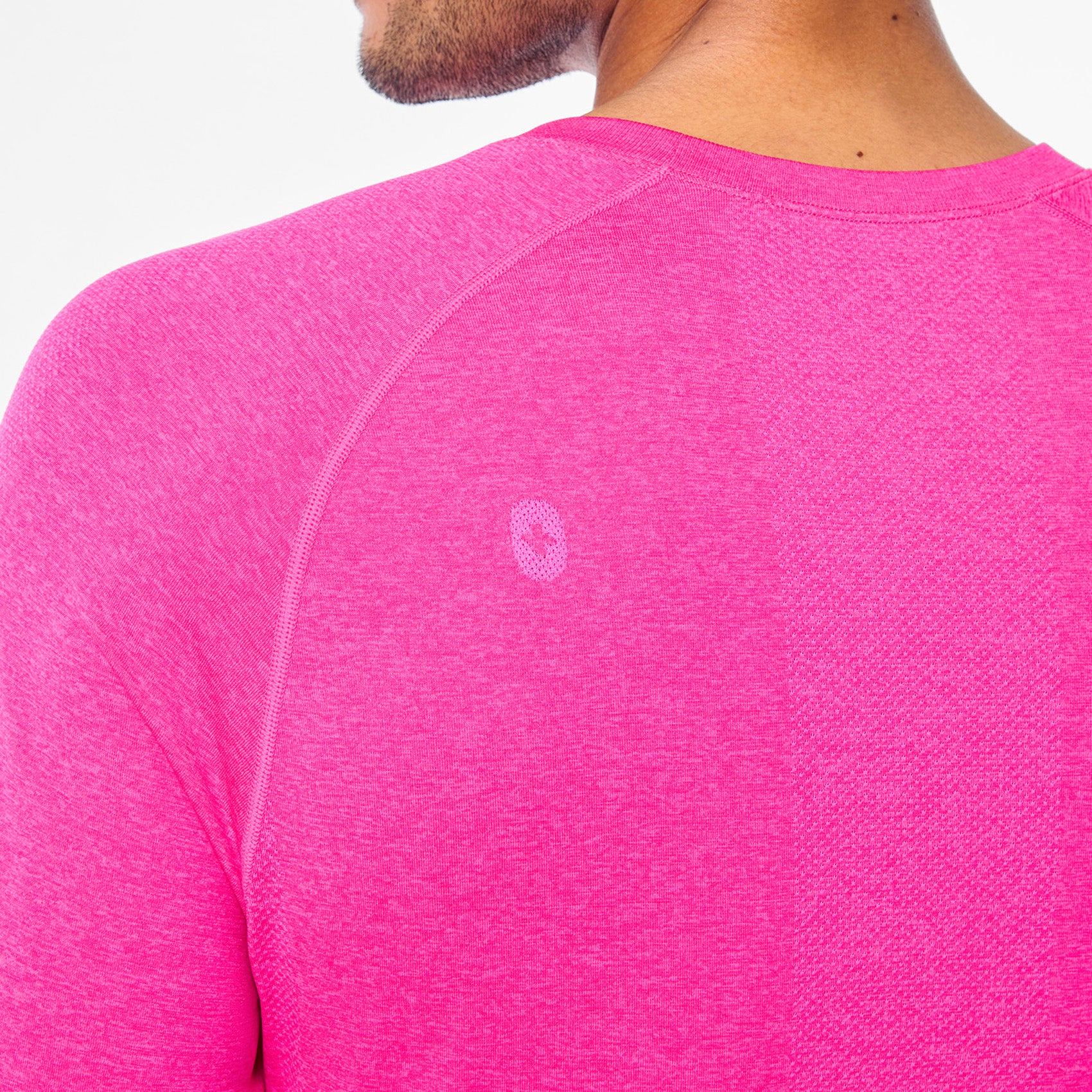 men's Rapid Response Pink Makato Seamless - Longsleeve Underscrub - Image 5