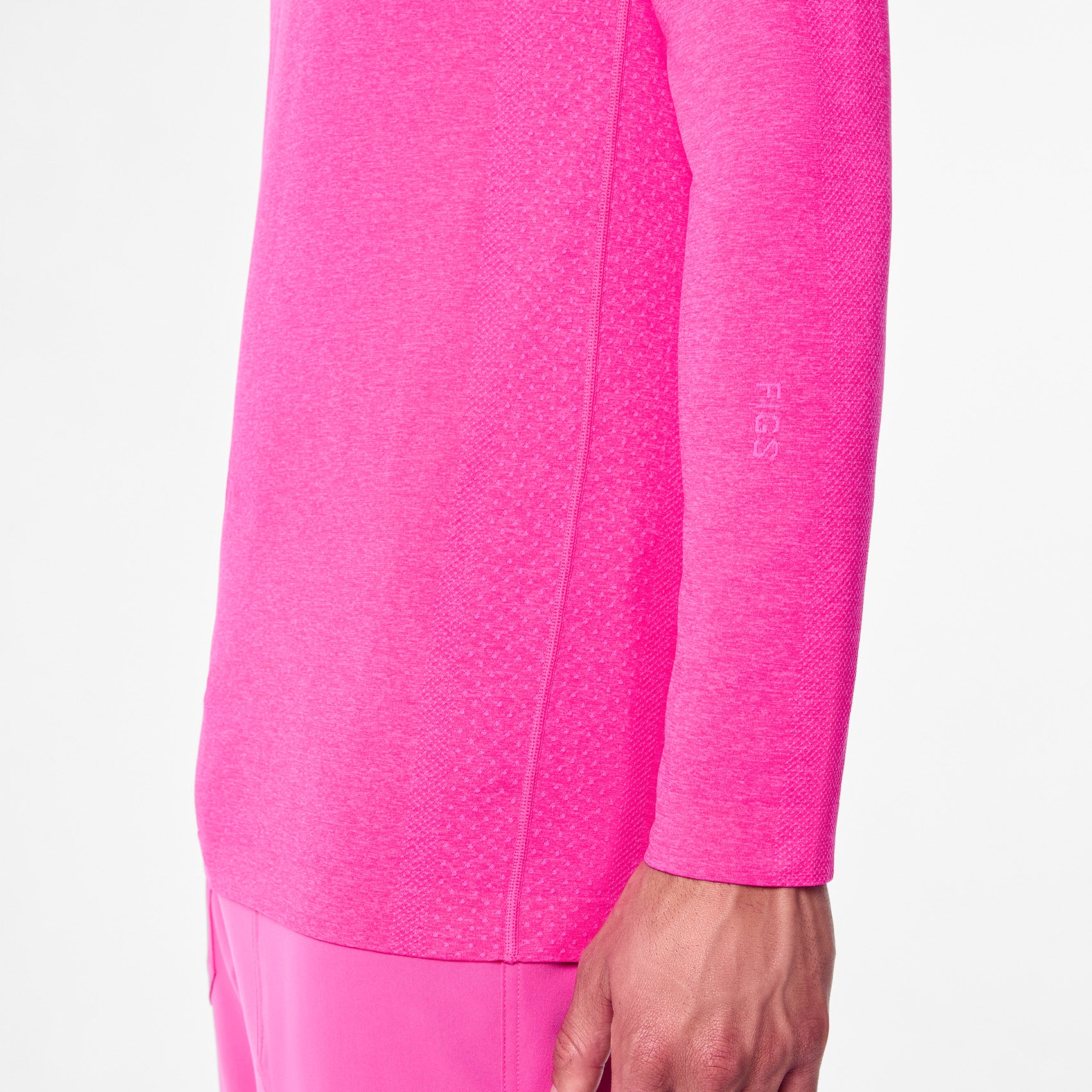 men's Rapid Response Pink Makato Seamless - Longsleeve Underscrub - Image 7