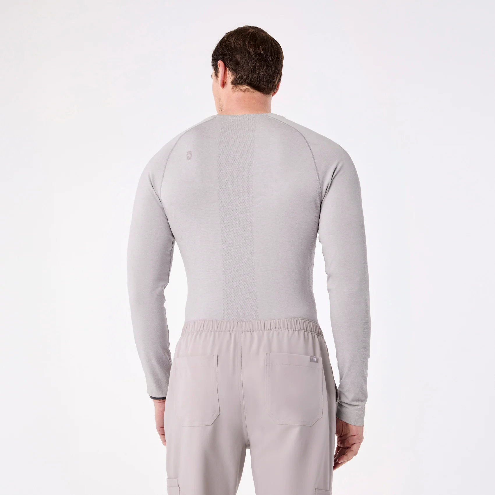 men's Slate Makato Seamless - Longsleeve Underscrub - Image 4