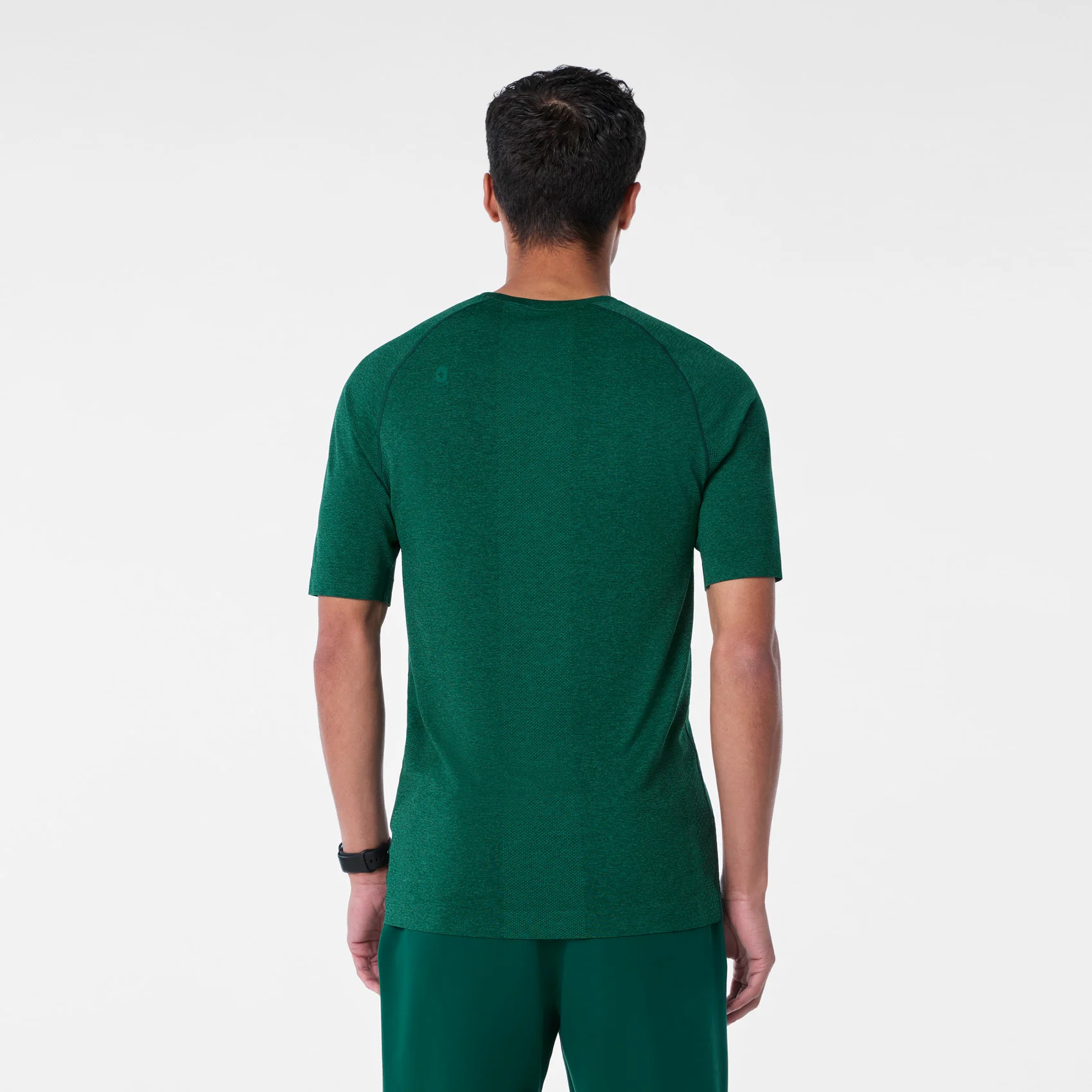 men's Forest Green Makato Seamless - Shortsleeve Underscrub - Image 4