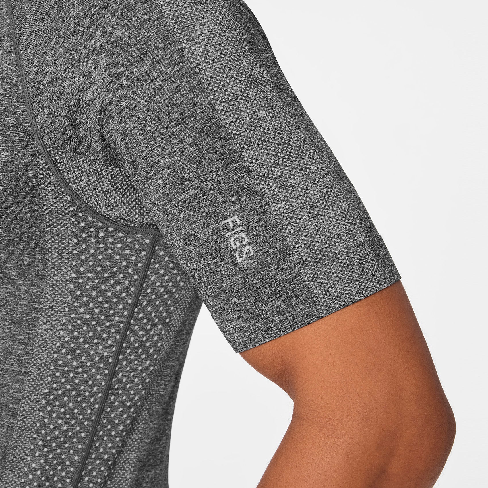 men's Graphite Makato Seamless - Shortsleeve Underscrub - Image 7
