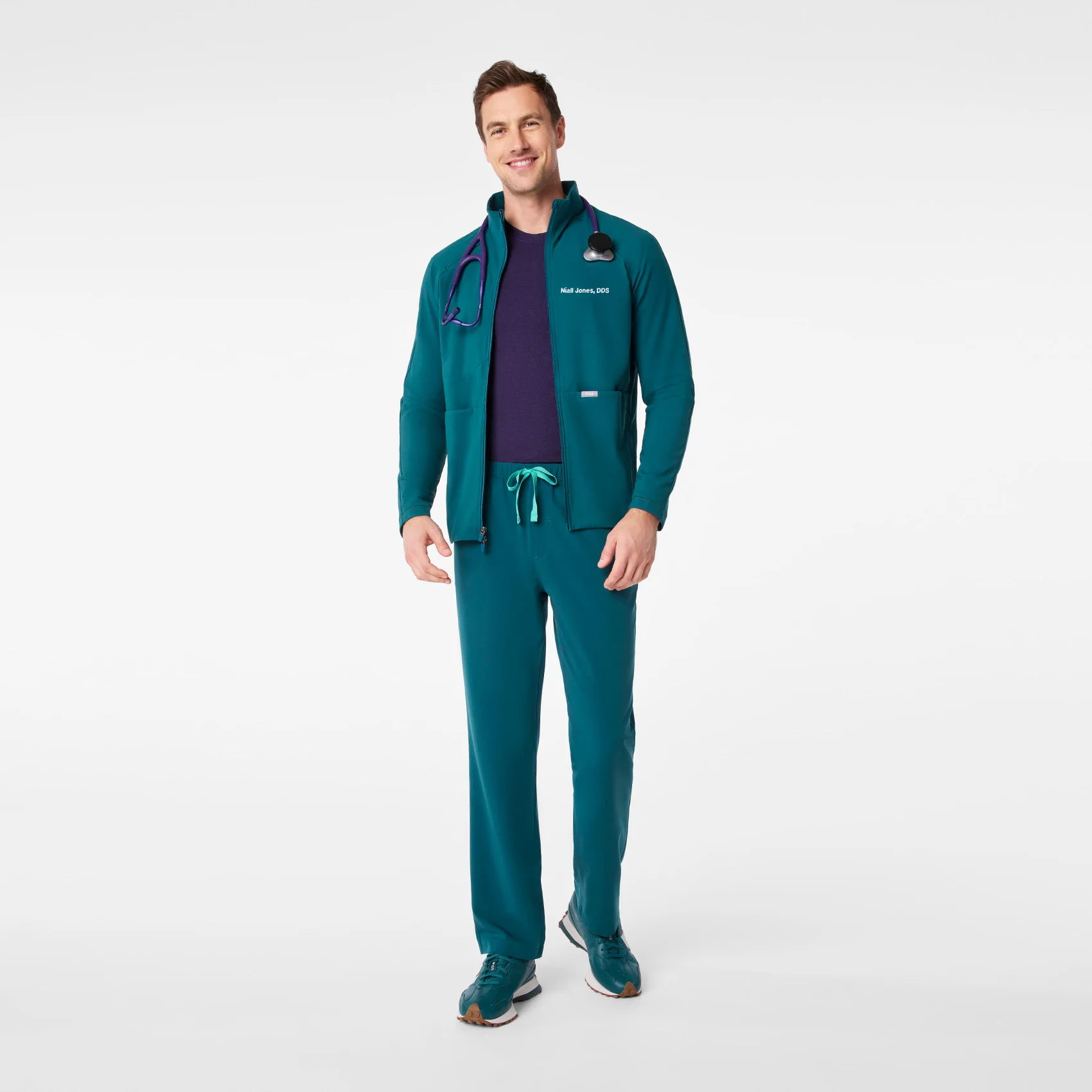 men's Caribbean Blue On-Shift ContourKnit Jacket™ - Image 2