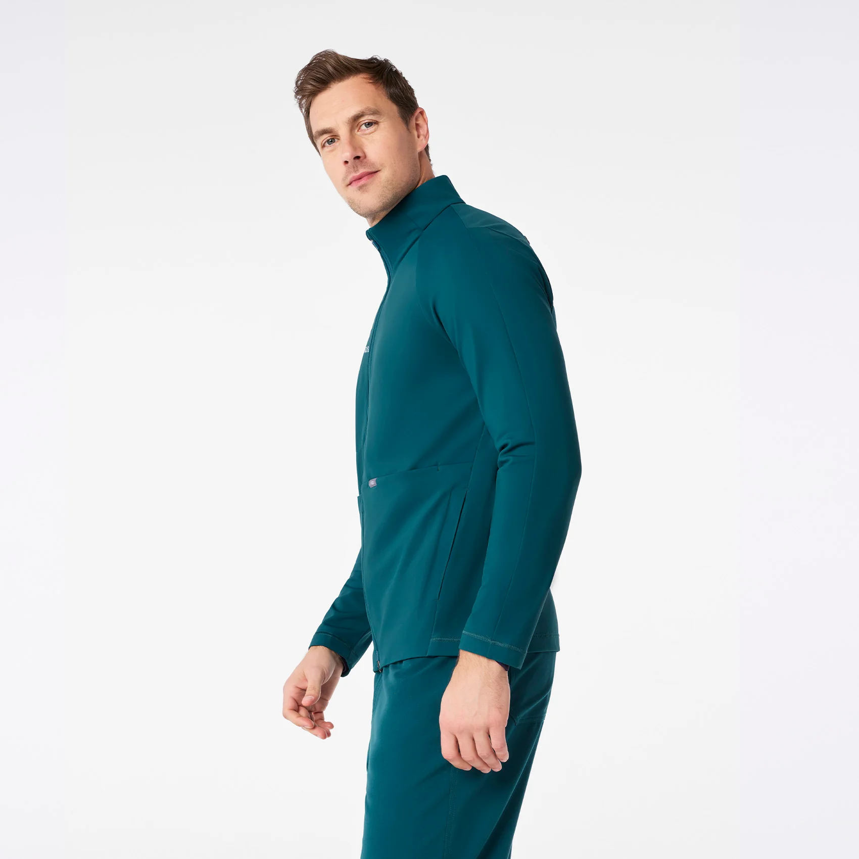 men's Caribbean Blue On-Shift ContourKnit Jacket™ - Image 3