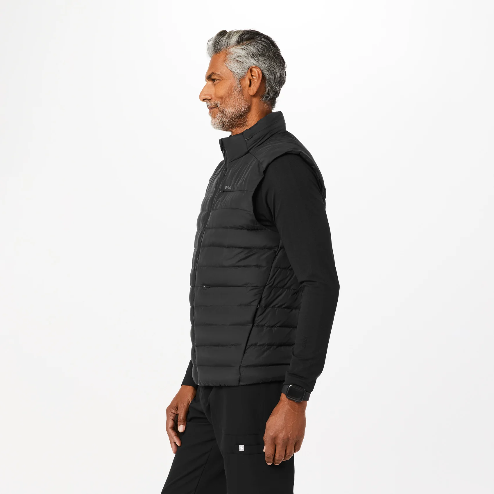 men's Black On-Shift™ Packable - Puffer Vest - Image 3