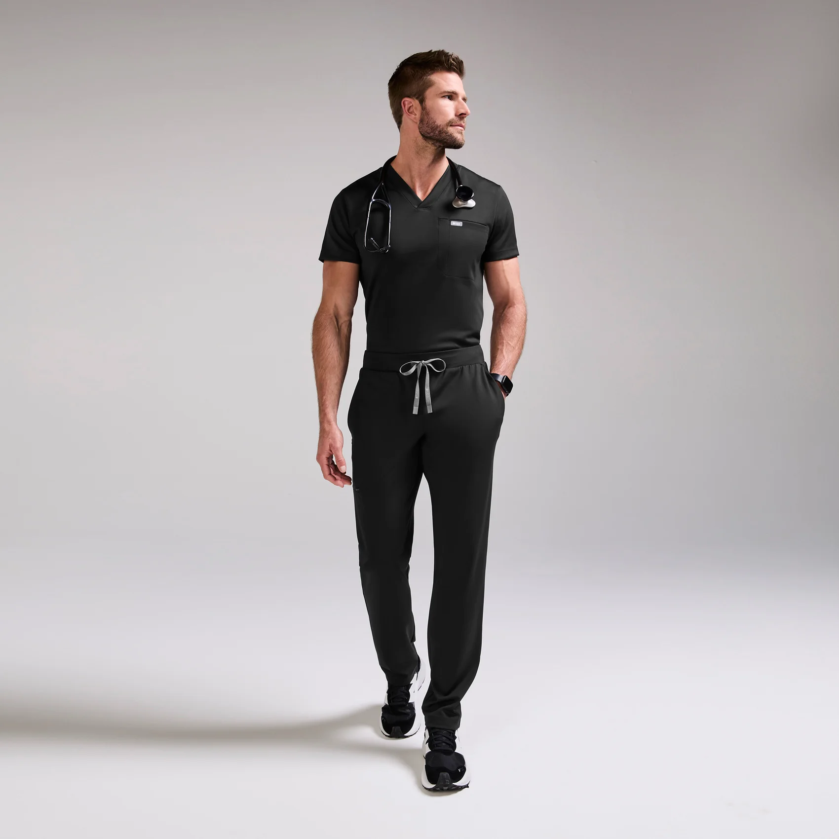 men's Black Norris FORMx Straight Leg - Short Scrub Pants™ - Image 2