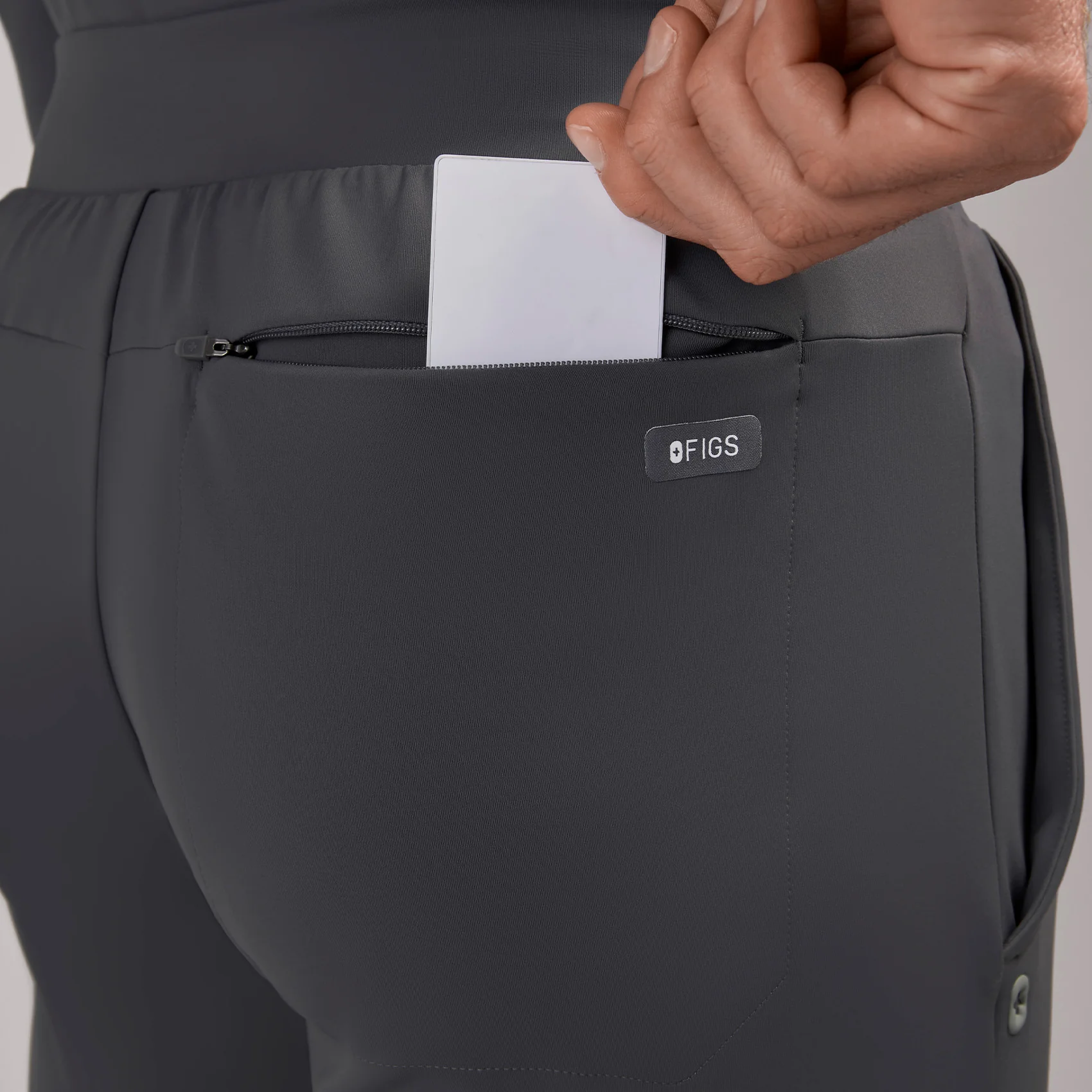 men's Charcoal Norris FORMx Straight Leg - Short Scrub Pant⢠- Image 6