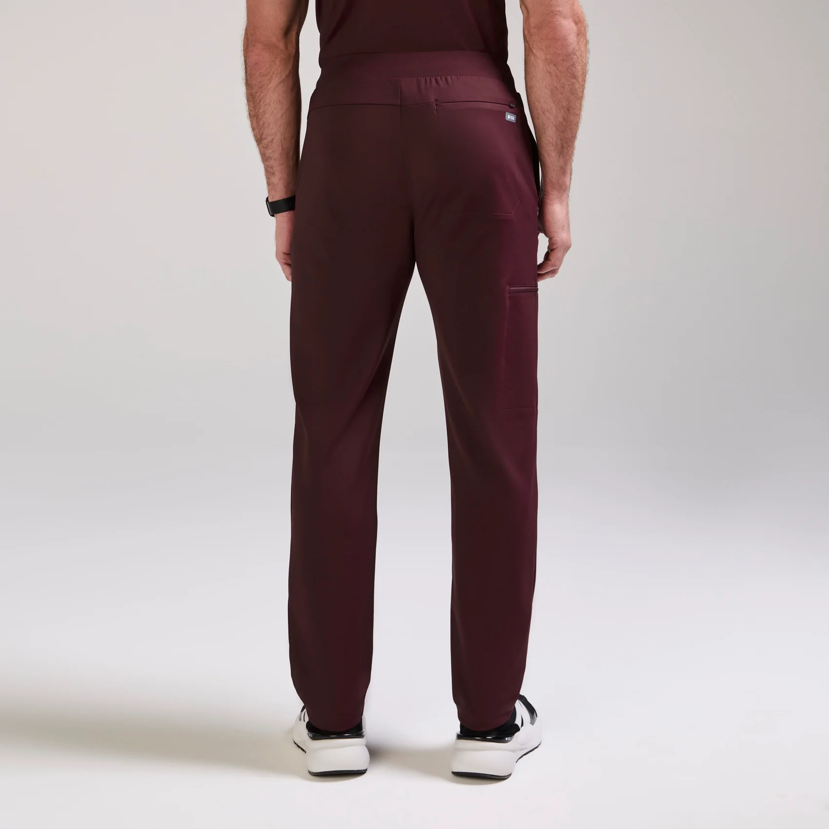 men's Burgundy Norris FORMx Straight Leg - Tall Scrub Pant™ - Image 4