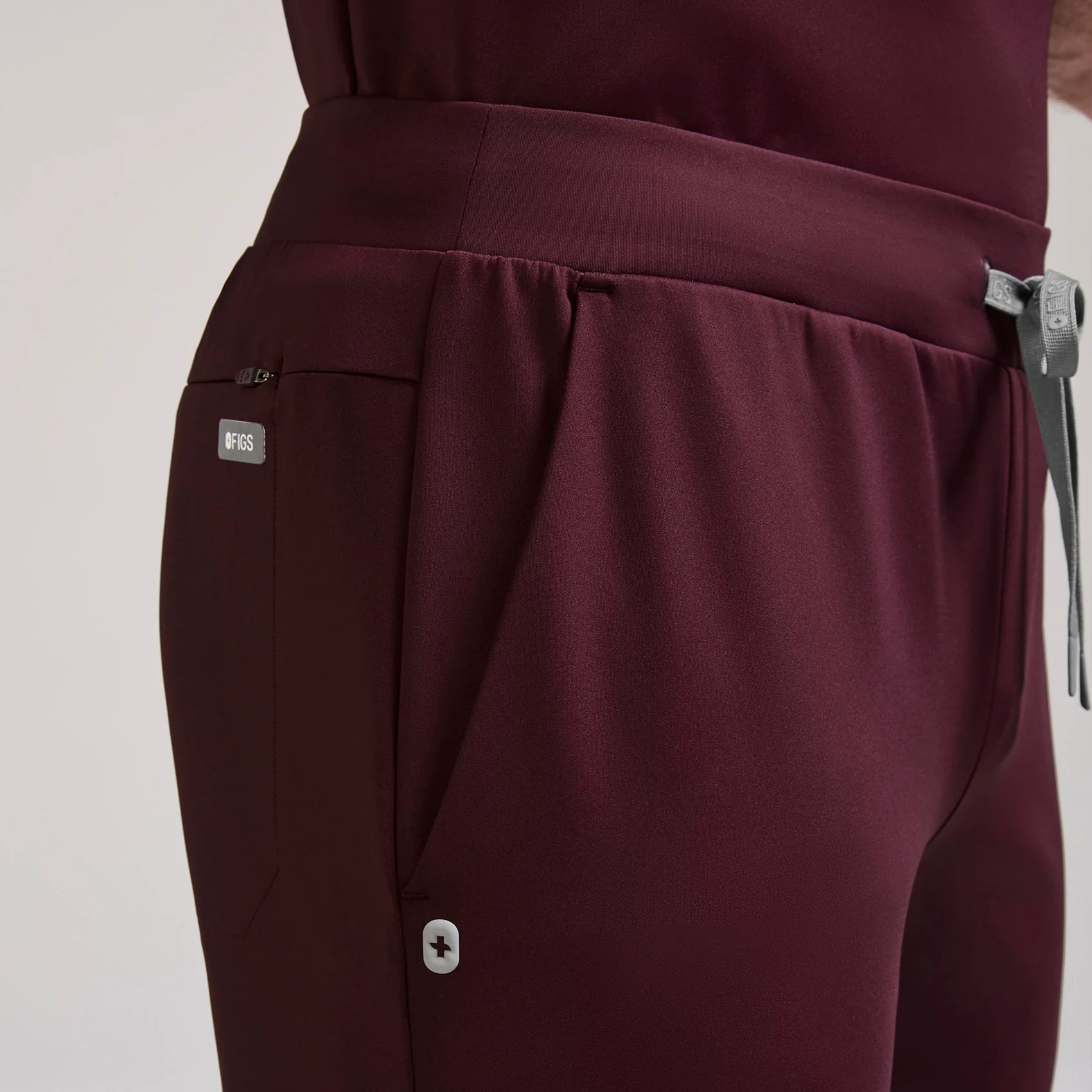 men's Burgundy Norris FORMx Straight Leg - Tall Scrub Pant™ - Image 6