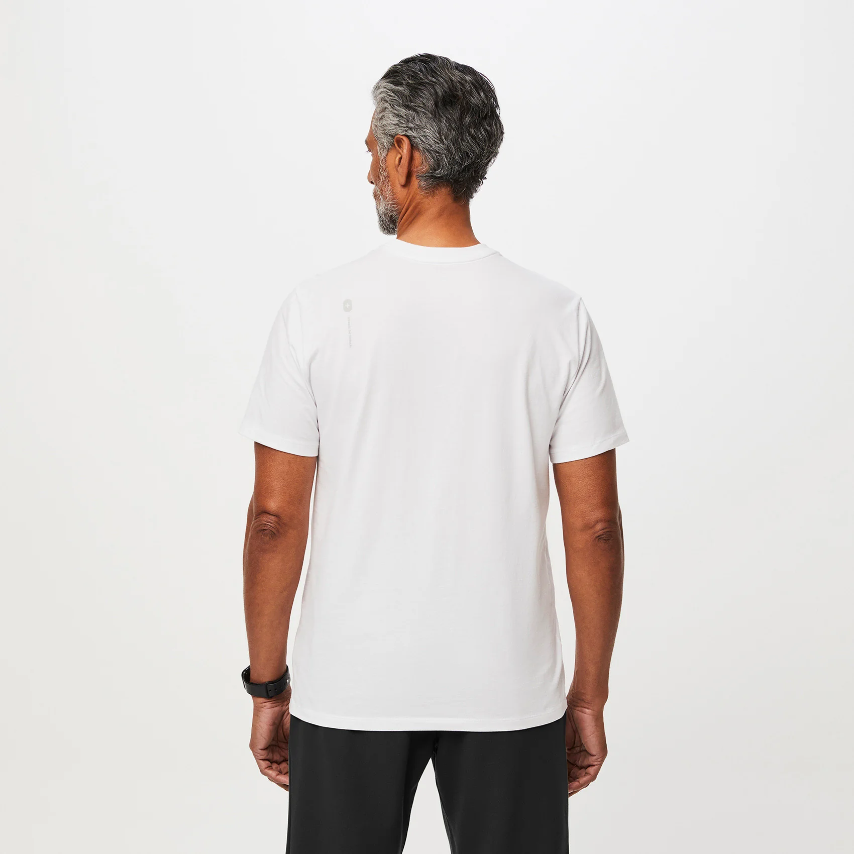 men's White Nursing Assistant Supersoft - Shortsleeve Underscrub - Image 4