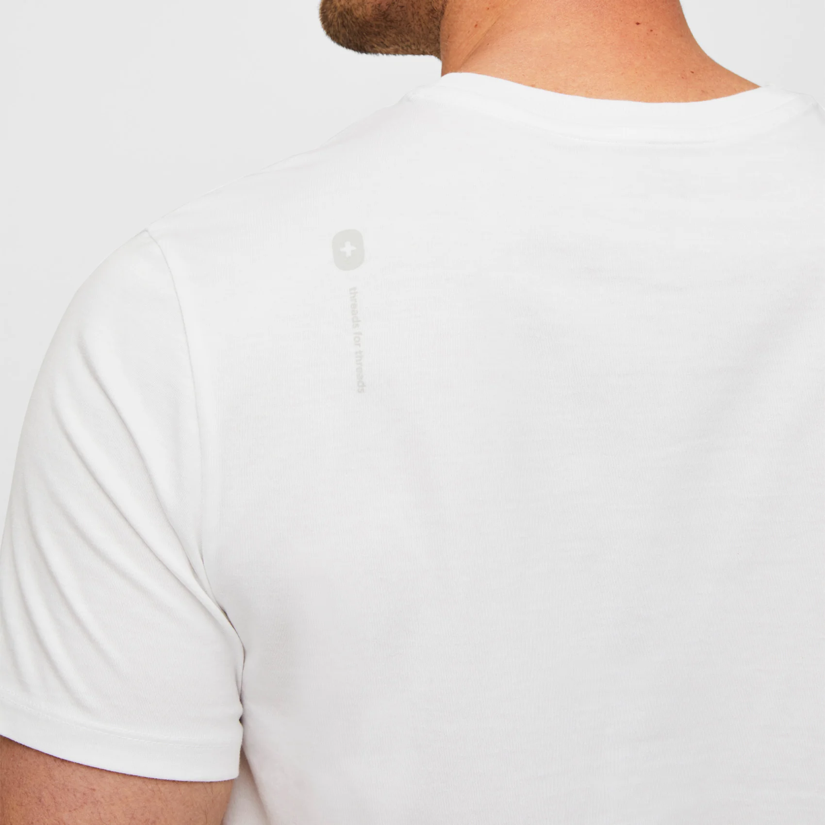 men's White Nursing Assistant Supersoft - Shortsleeve Underscrub - Image 5
