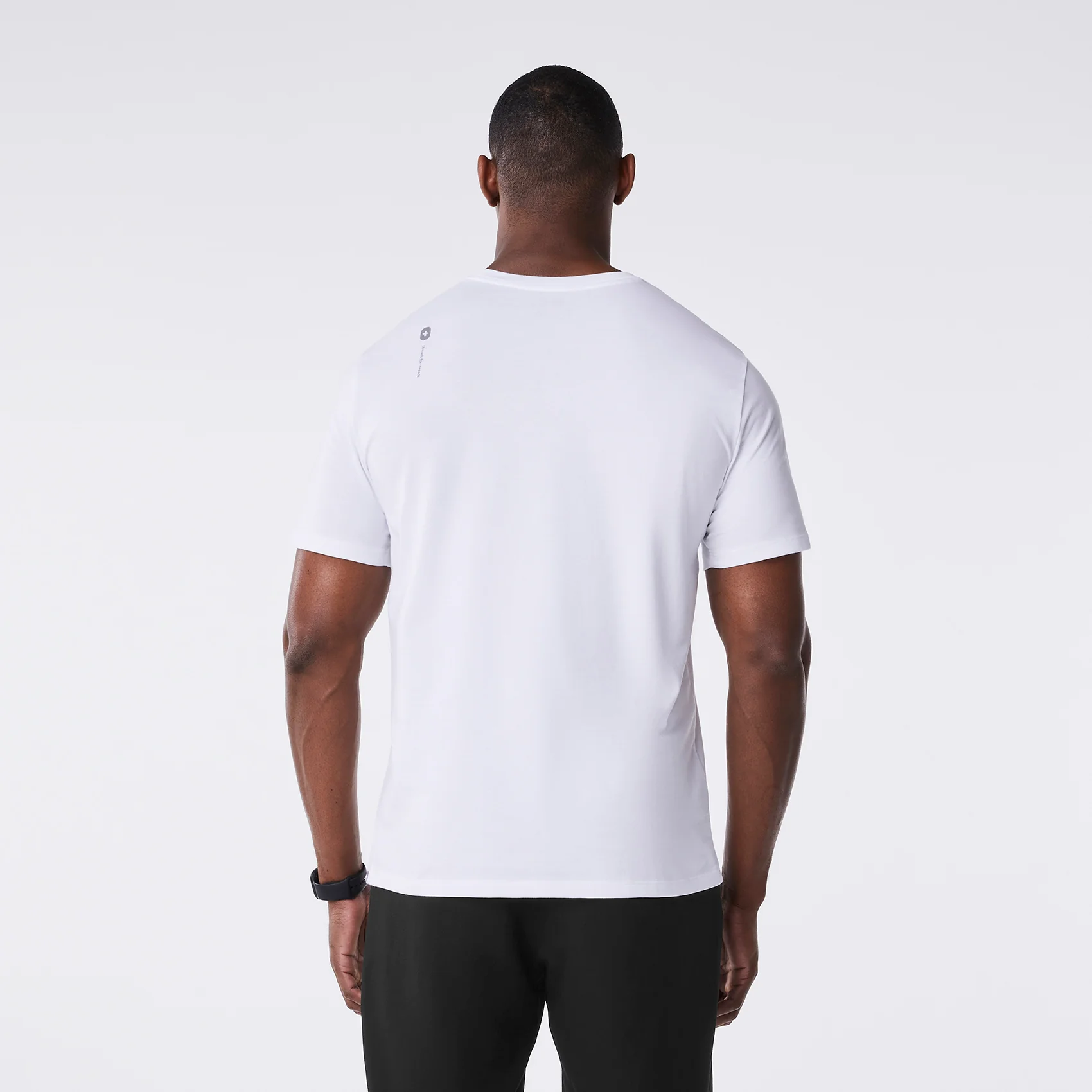 men's White Occupational Therapist Supersoft - Shortsleeve Underscrub - Image 4