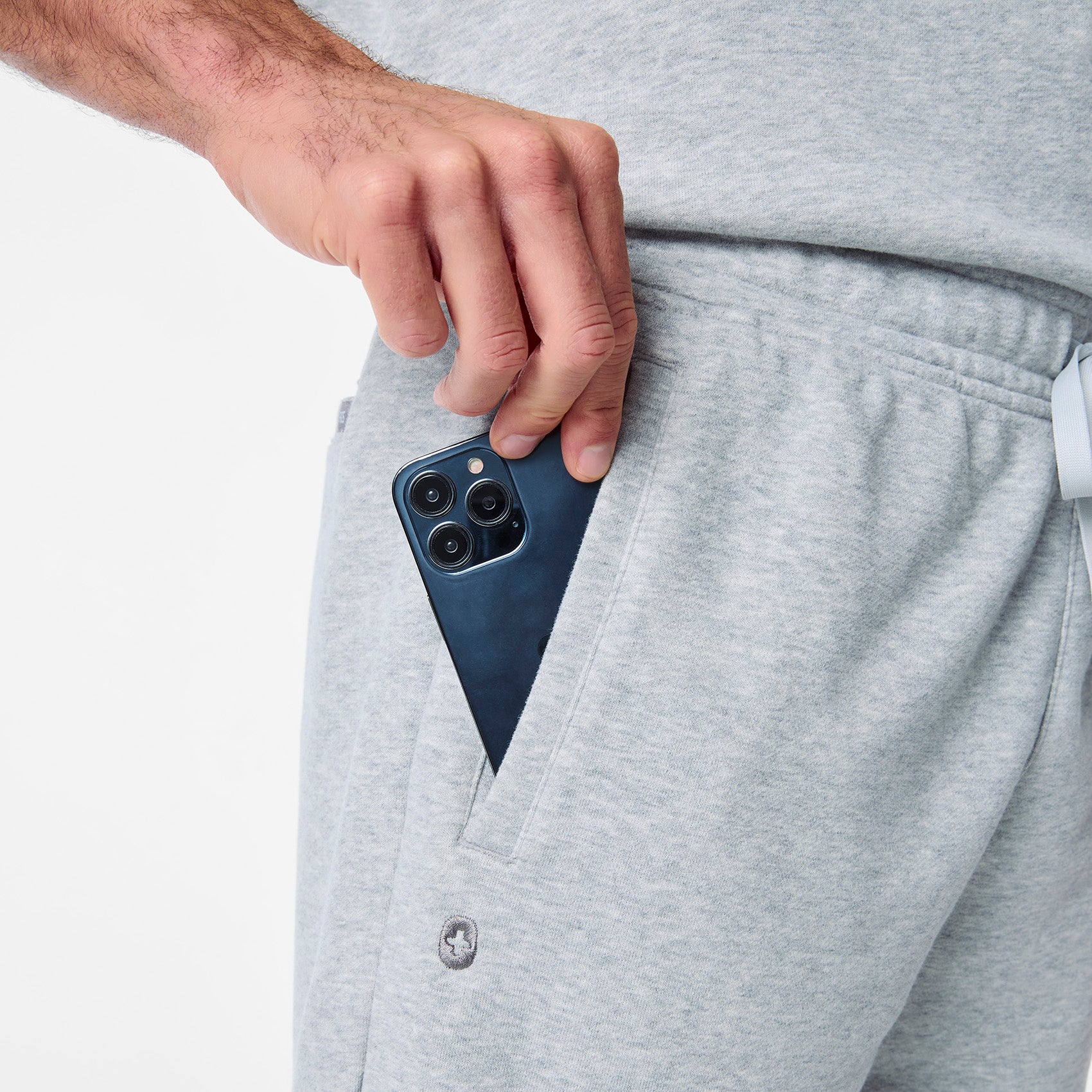men's Heather Grey Off-Shift - Lounge Shorts™ - Image 7