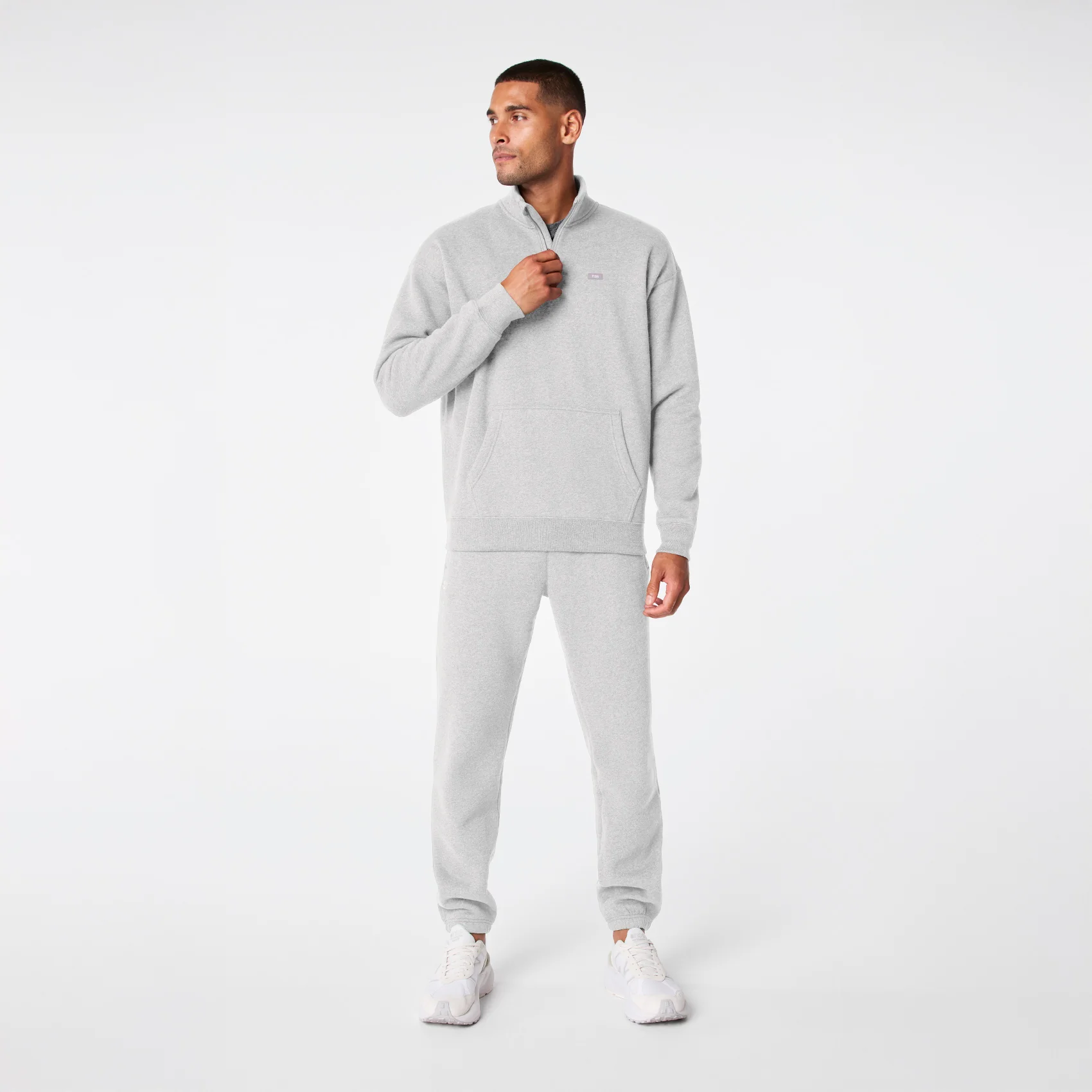 men's Heather Grey Off-Shift Relaxed - Jogger Sweatpant™ - Image 2