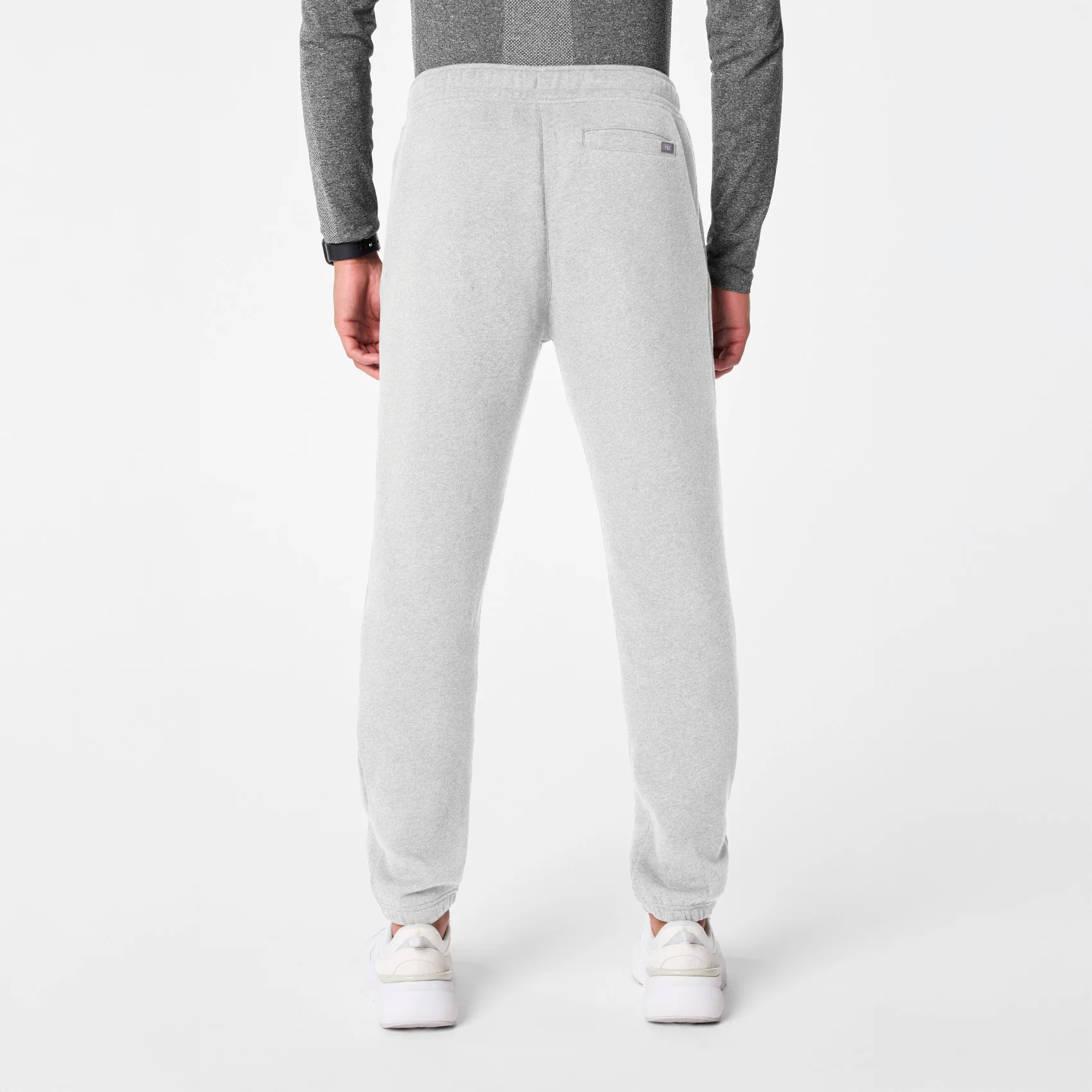 men's Heather Grey Off-Shift Relaxed - Jogger Sweatpant™ - Image 4