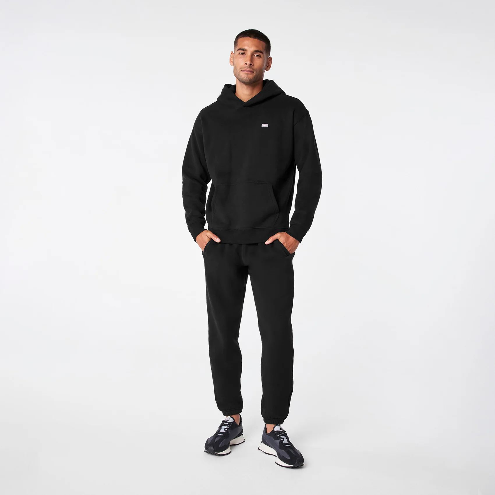 men's Black Off-Shift - Hoodie Sweatshirtâ„¢ - Image 2