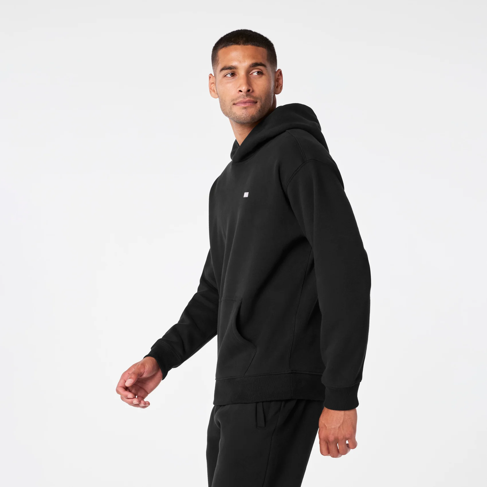 men's Black Off-Shift - Hoodie Sweatshirtâ„¢ - Image 3