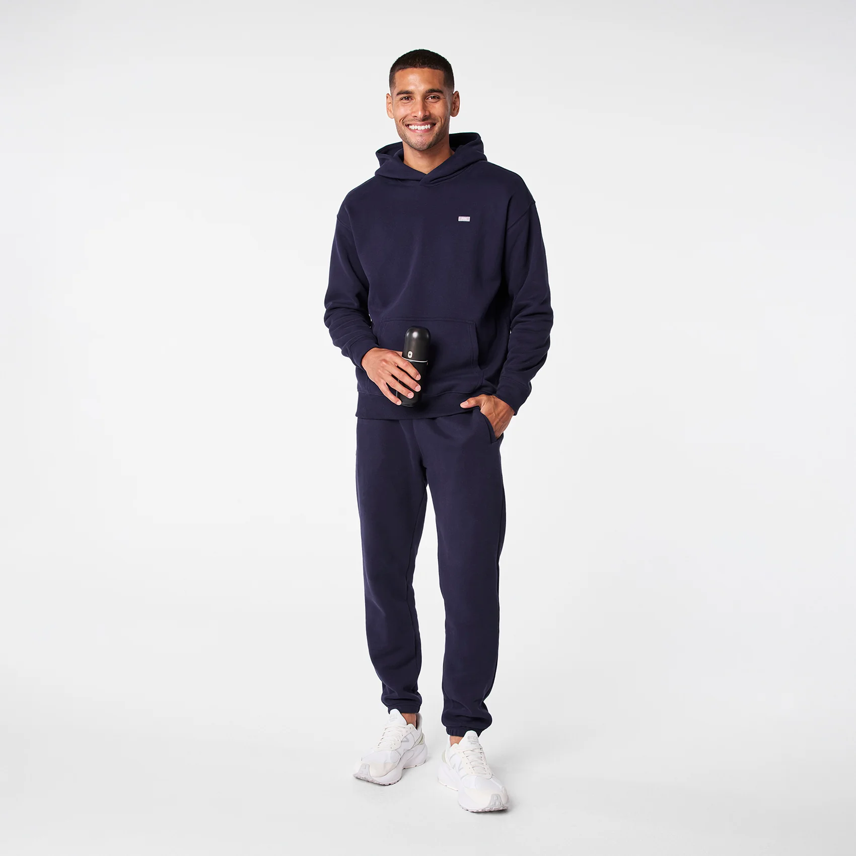 men's Navy Off-Shift - Hoodie Sweatshirt™ - Image 2