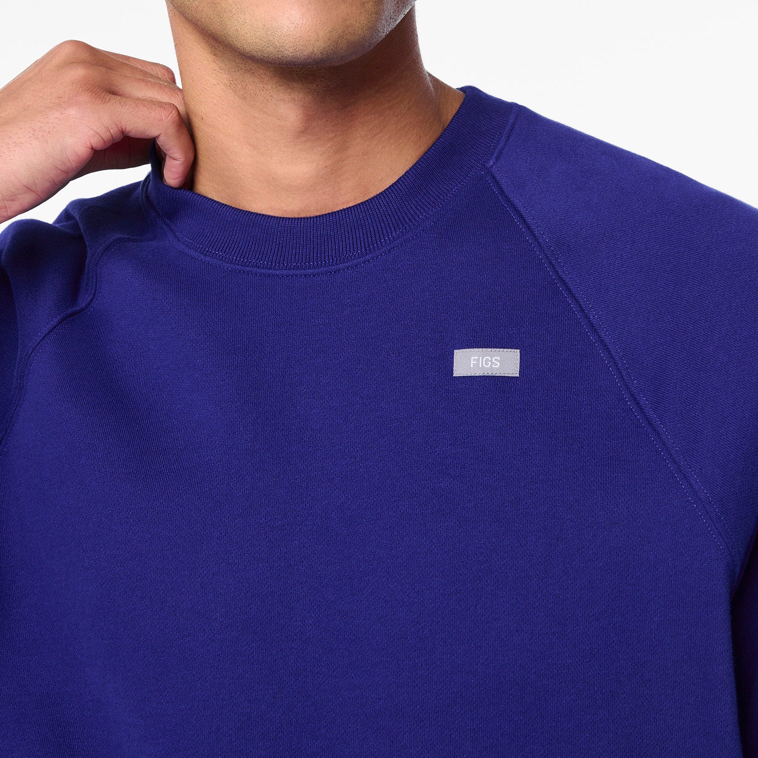 men's Deep Royal Blue Off-Shift - Shortsleeve Sweatshirt™ - Image 6