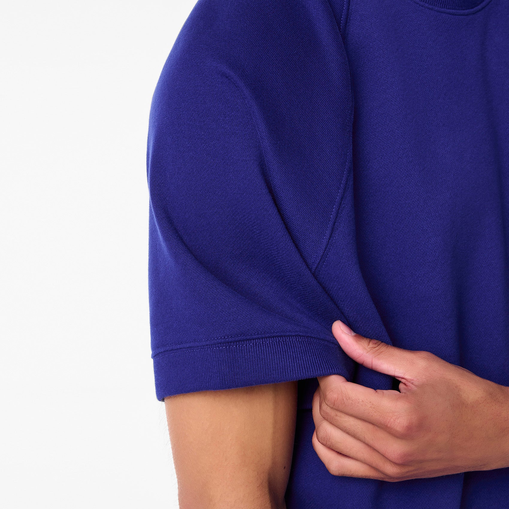 men's Deep Royal Blue Off-Shift - Shortsleeve Sweatshirt™ - Image 7