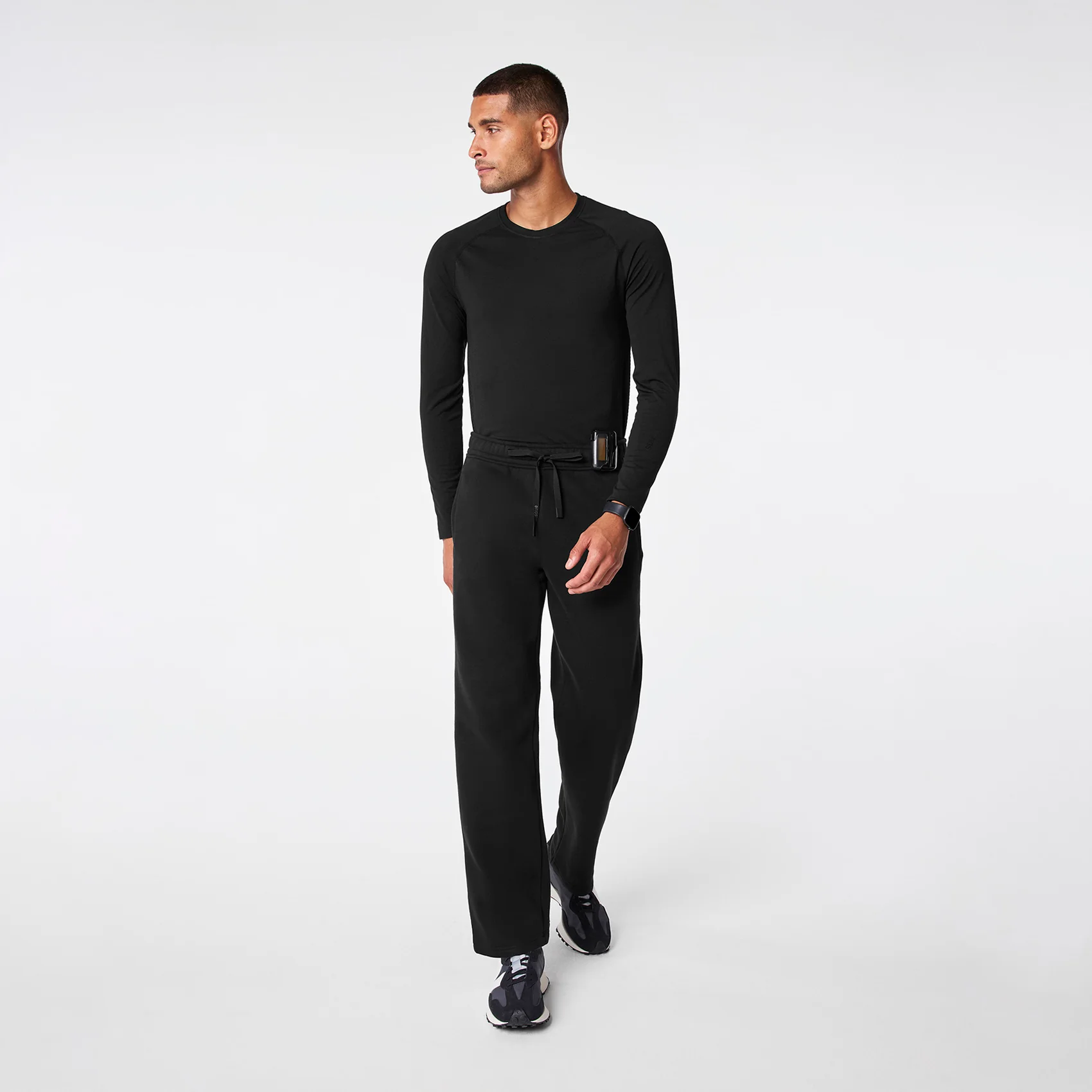 men's Black Off-Shift Straight Leg - Sweatpant⢠- Image 2