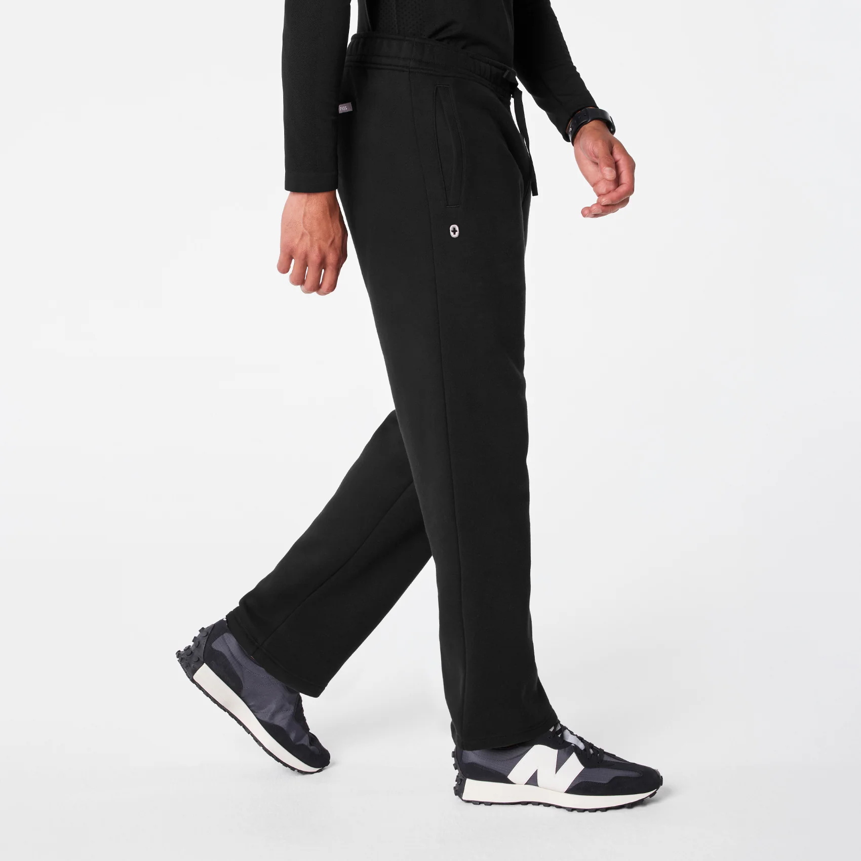 men's Black Off-Shift Straight Leg - Sweatpant⢠- Image 3