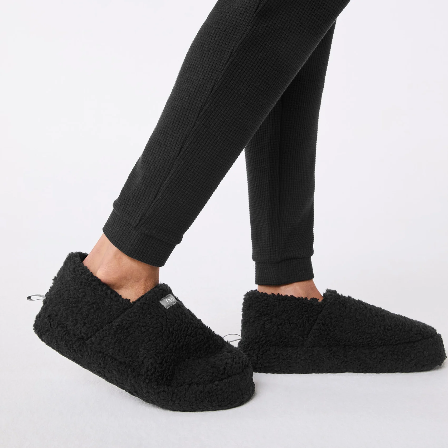 men's Black Off-Shift Waffle - Jogger Sweatpant⢠- Image 7