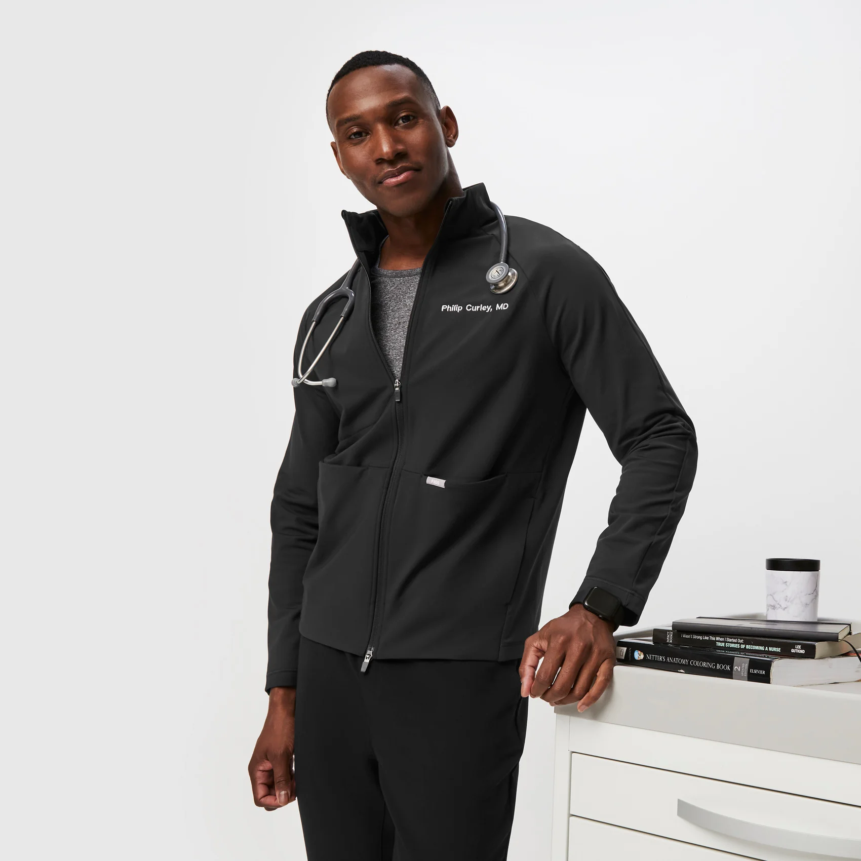 men's Black On-Shift ContourKnit Jacket™ - Image 4